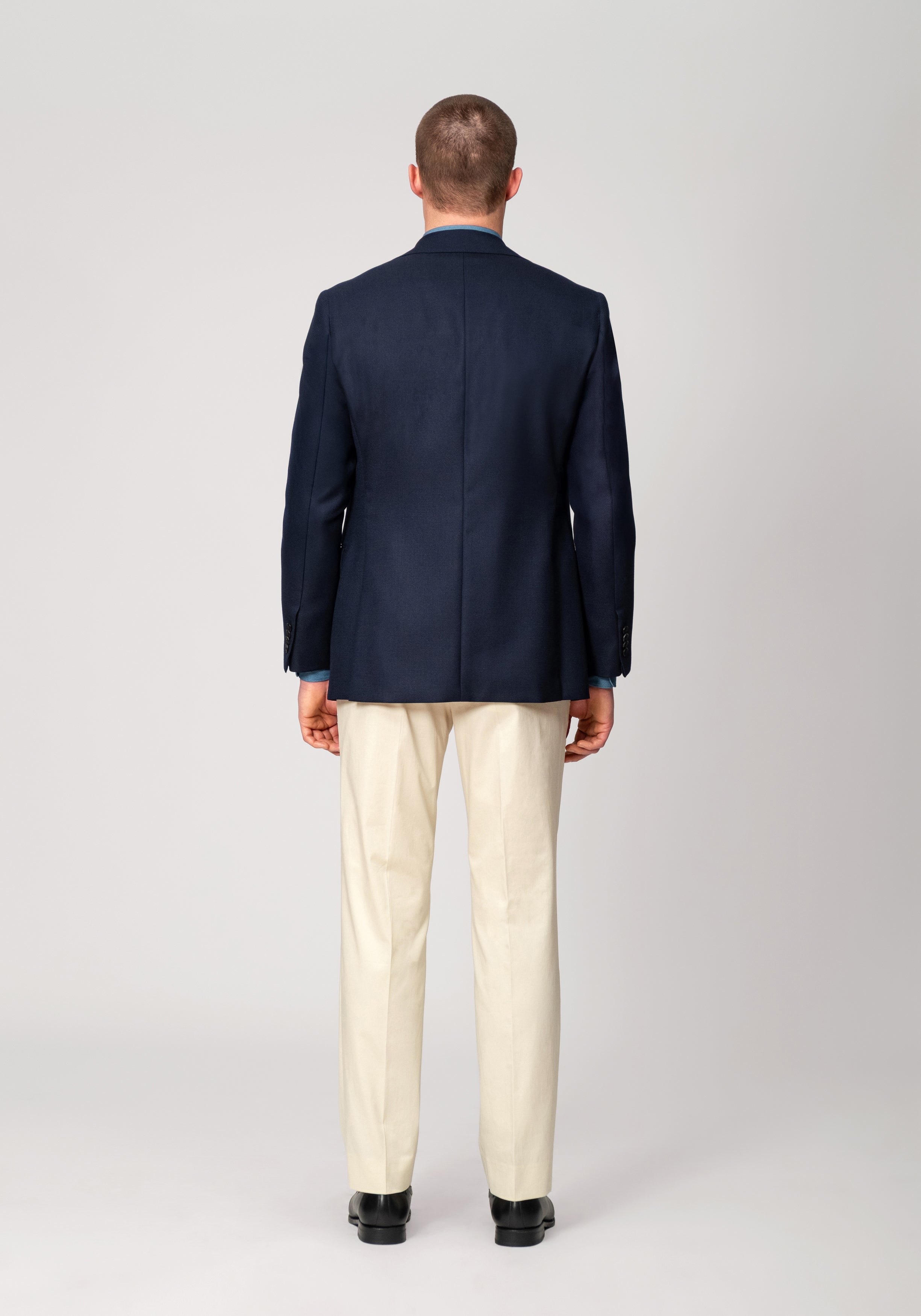 Hopsack Blazer - Midnight