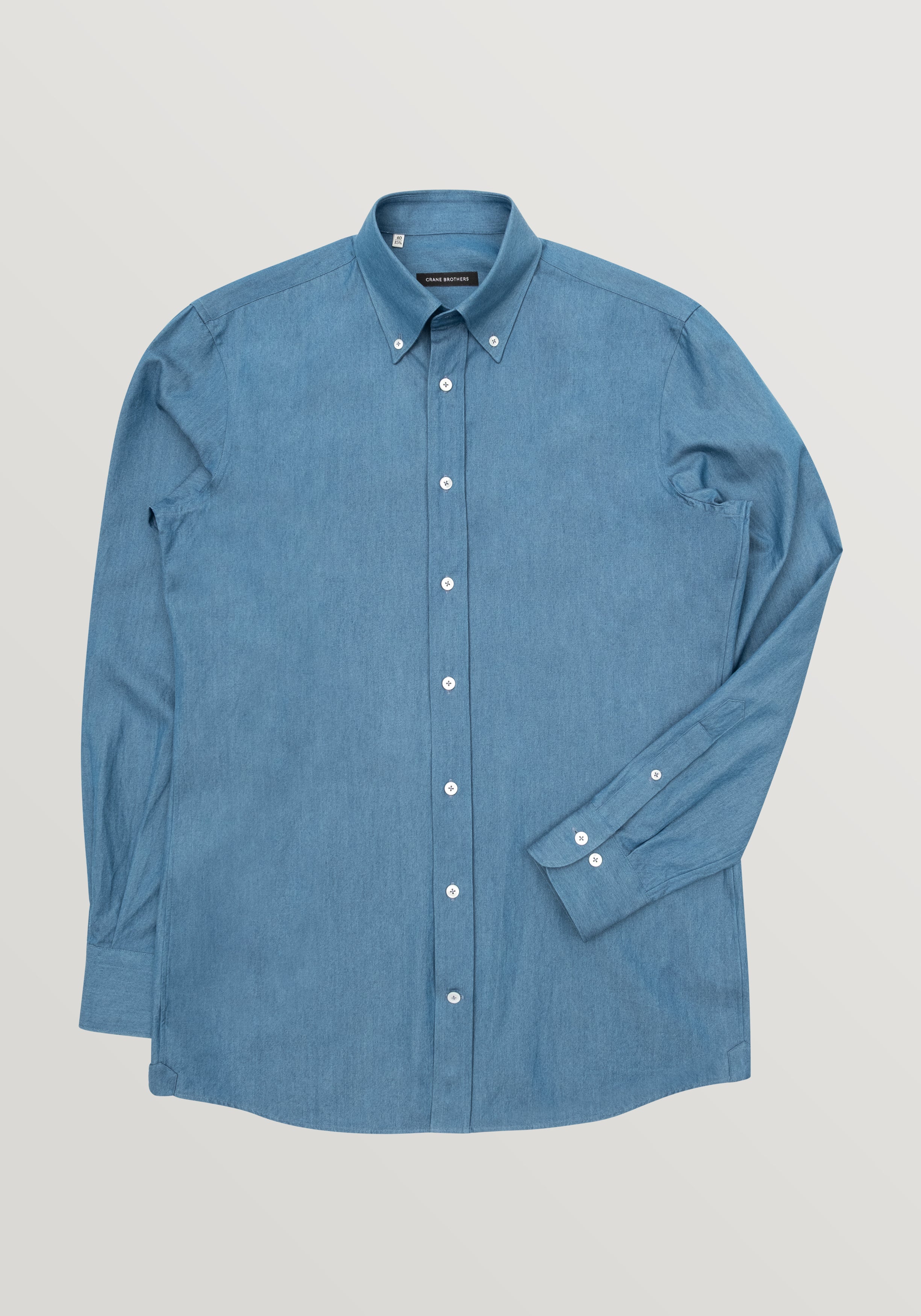 Serpico Washed Denim Button Down - Drift