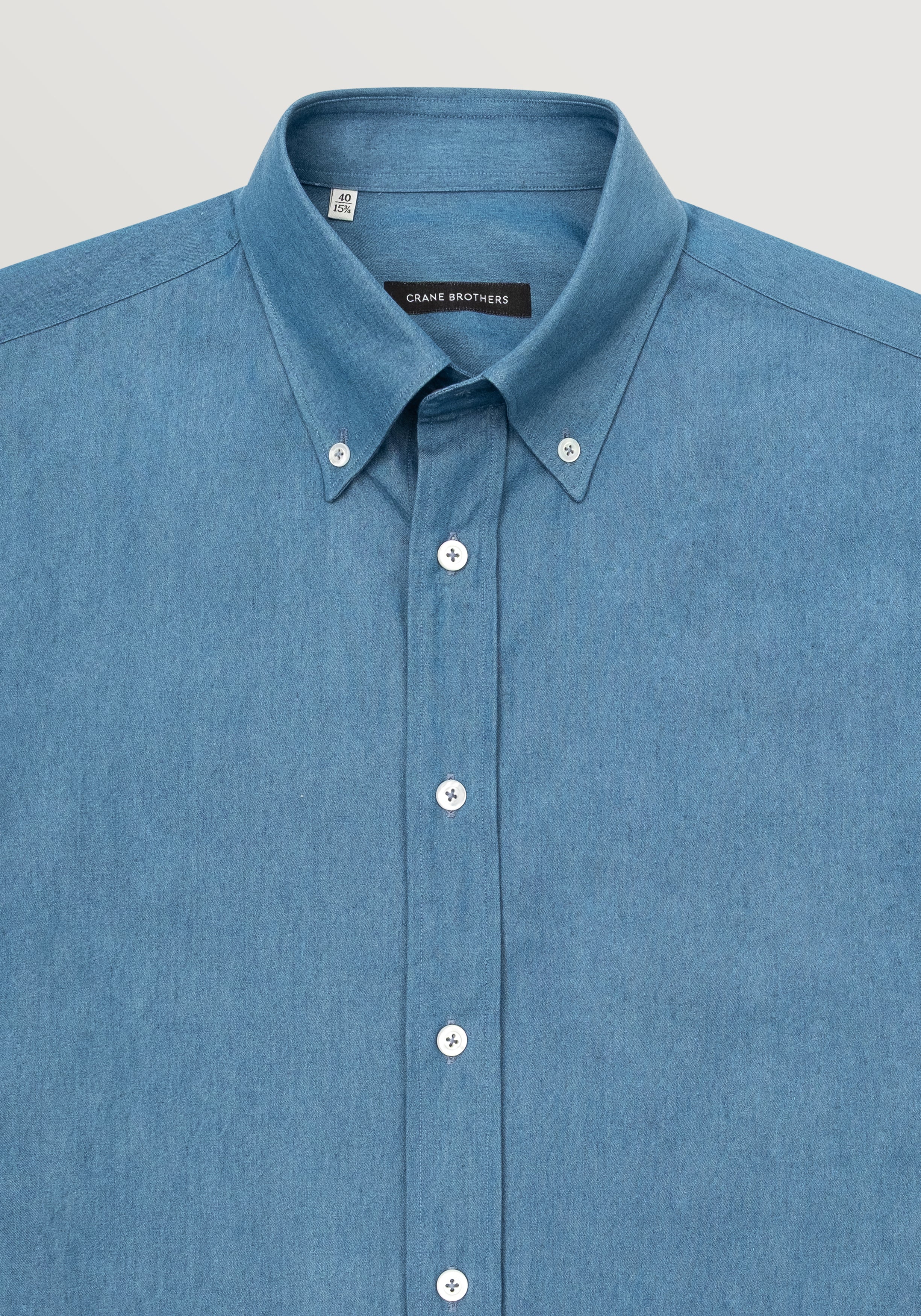 Serpico Washed Denim Button Down - Drift