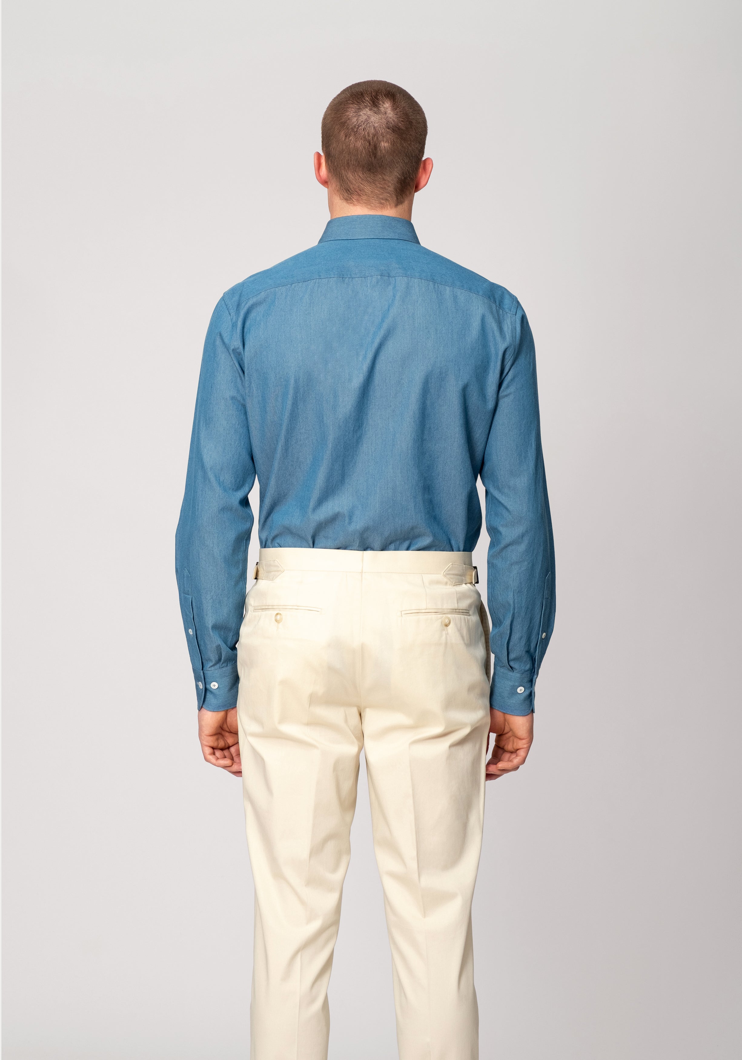 Serpico Washed Denim Button Down - Drift