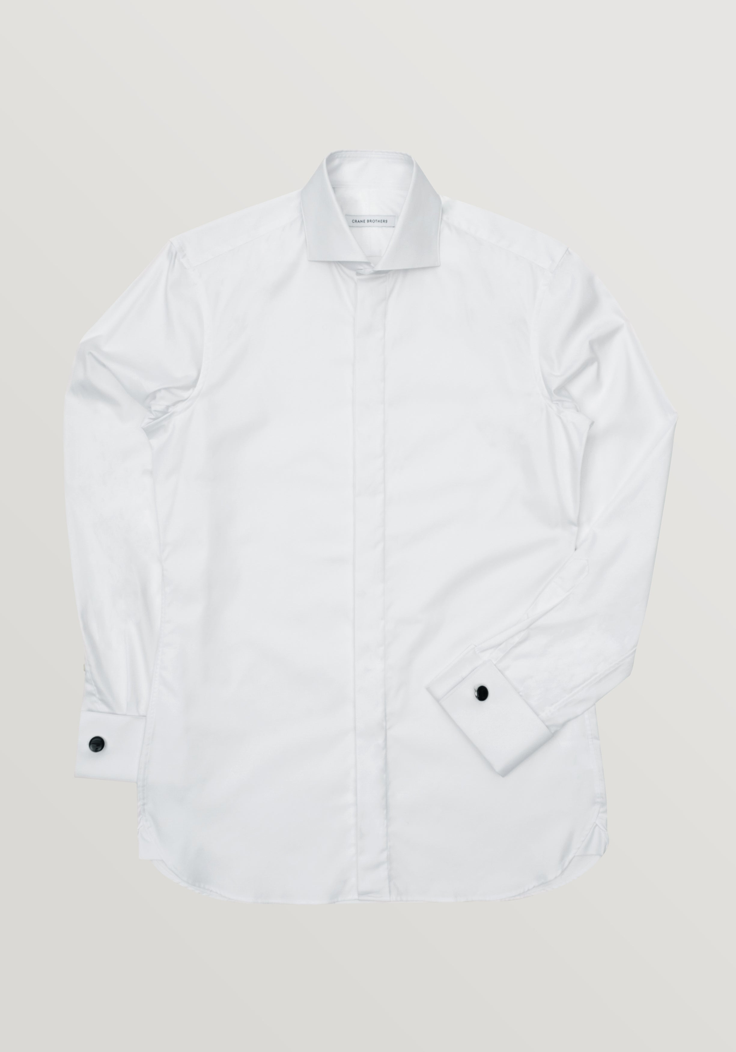 Rossini Cocktail Shirt - White Fine Twill