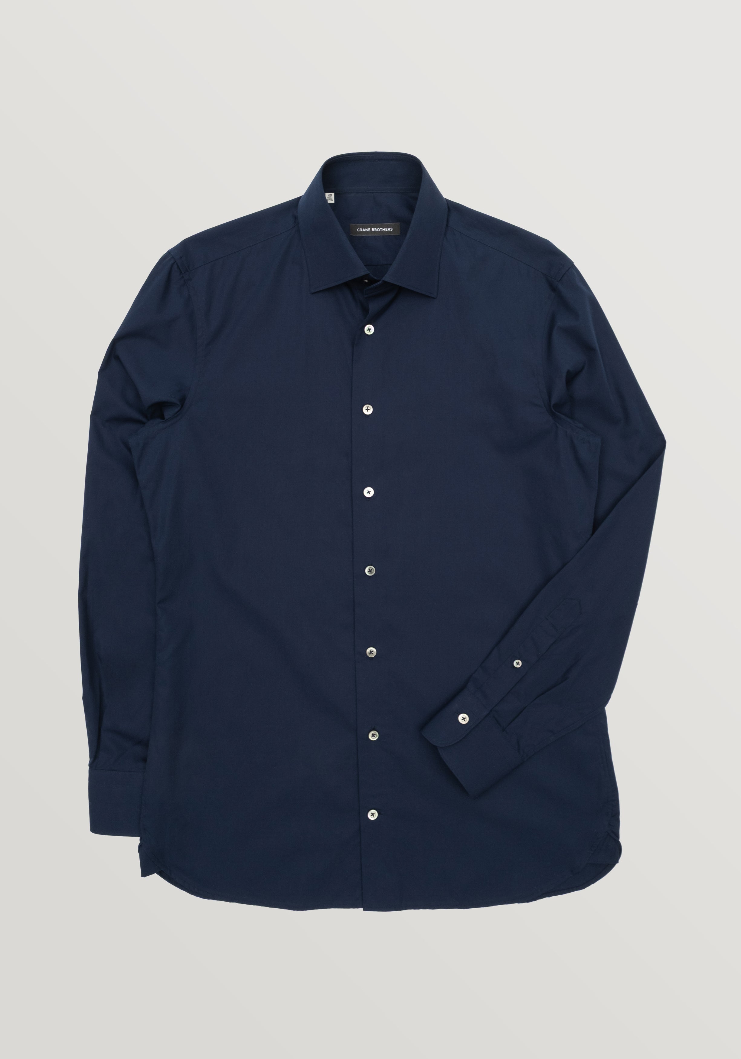 Strike Shirt - Navy Poplin