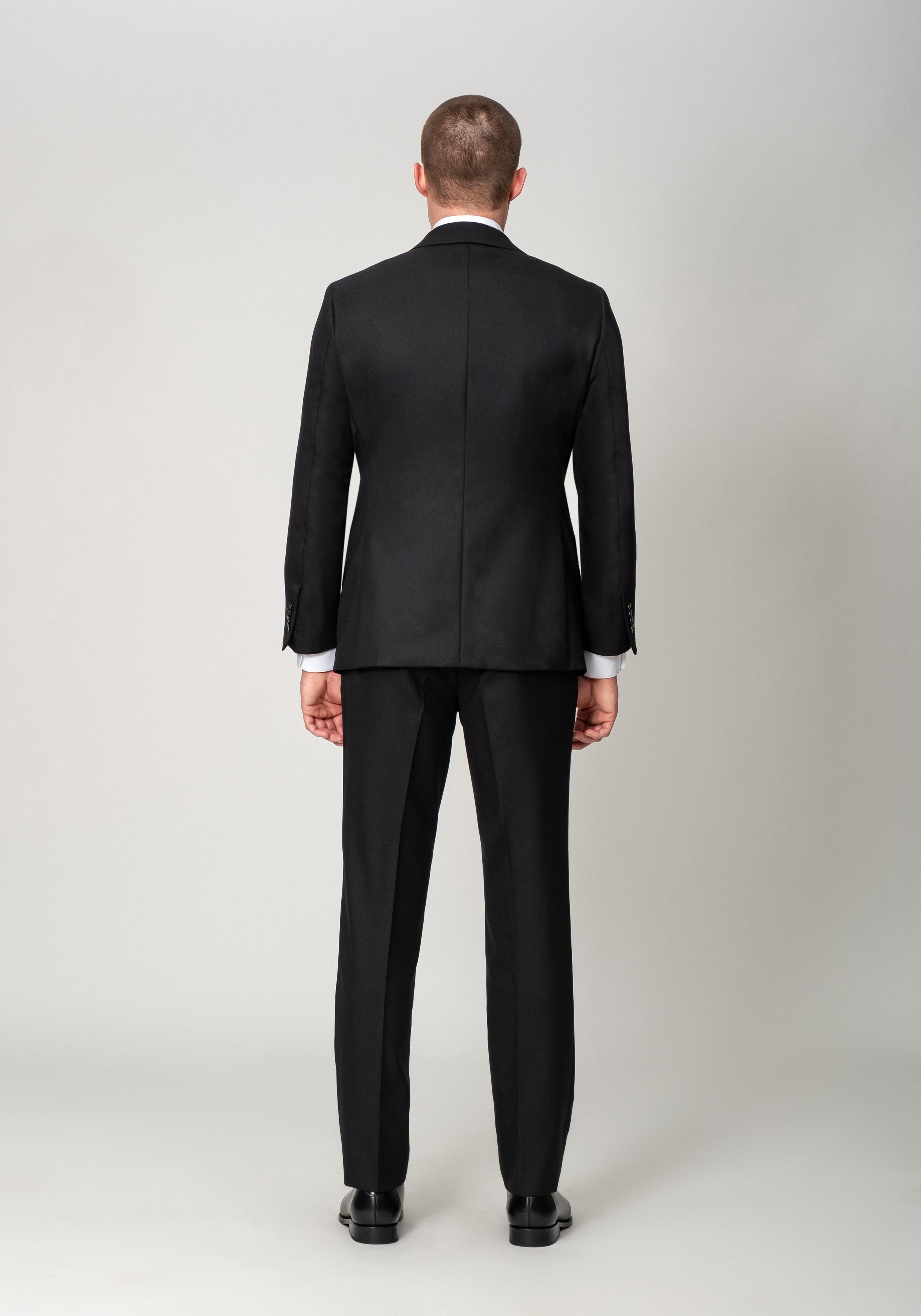 Milano Merino Slim Suit - Black