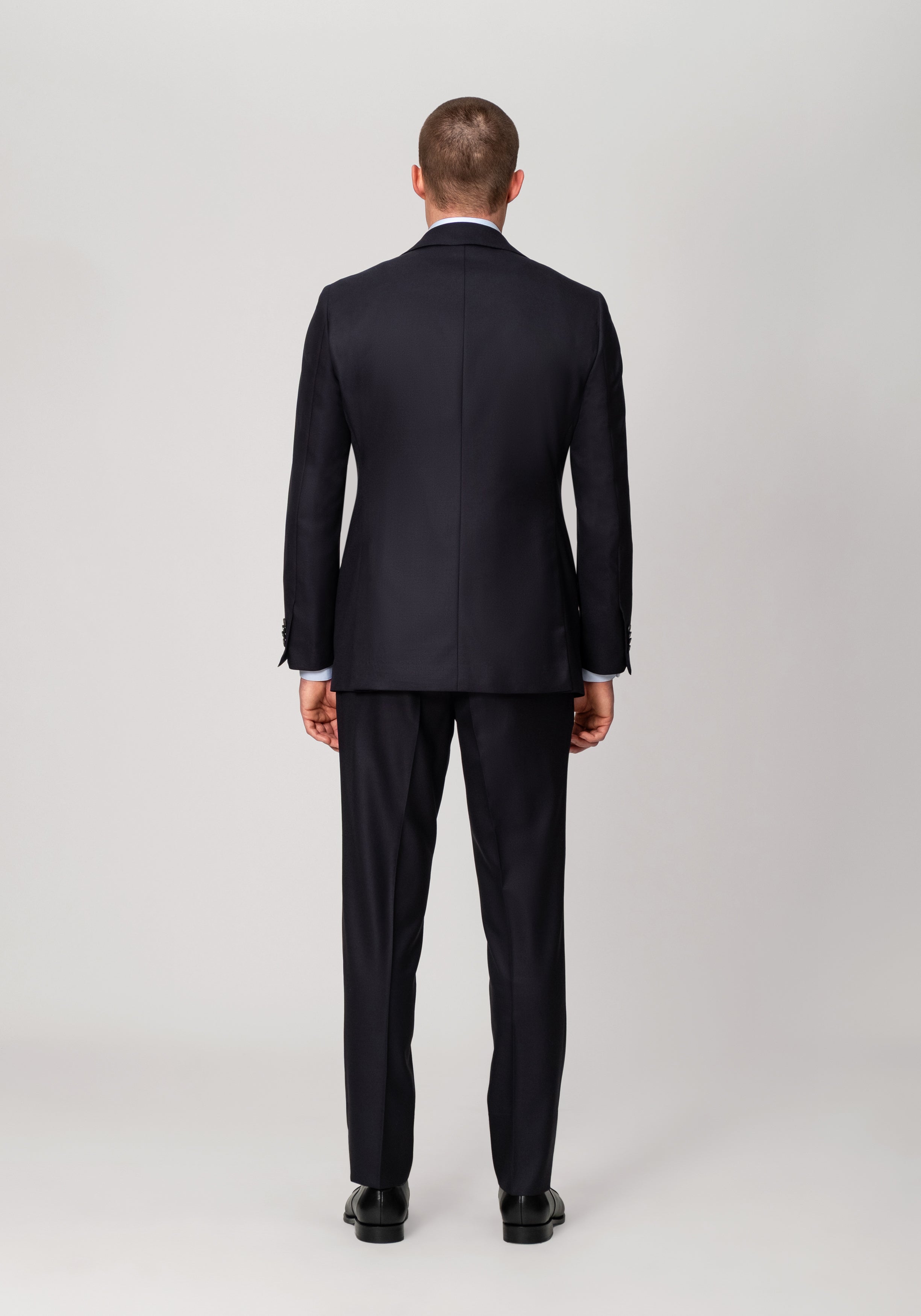 Single Breasted Tiber Suit - Navy Twill