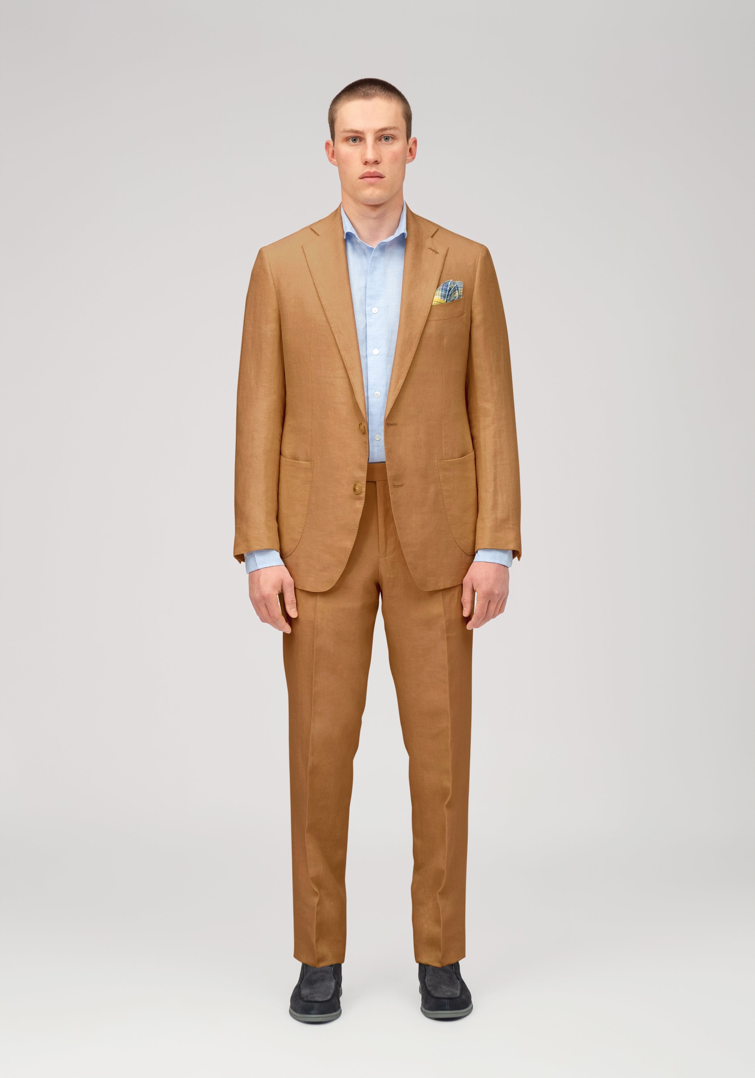 Summer Linen Suit - Tan