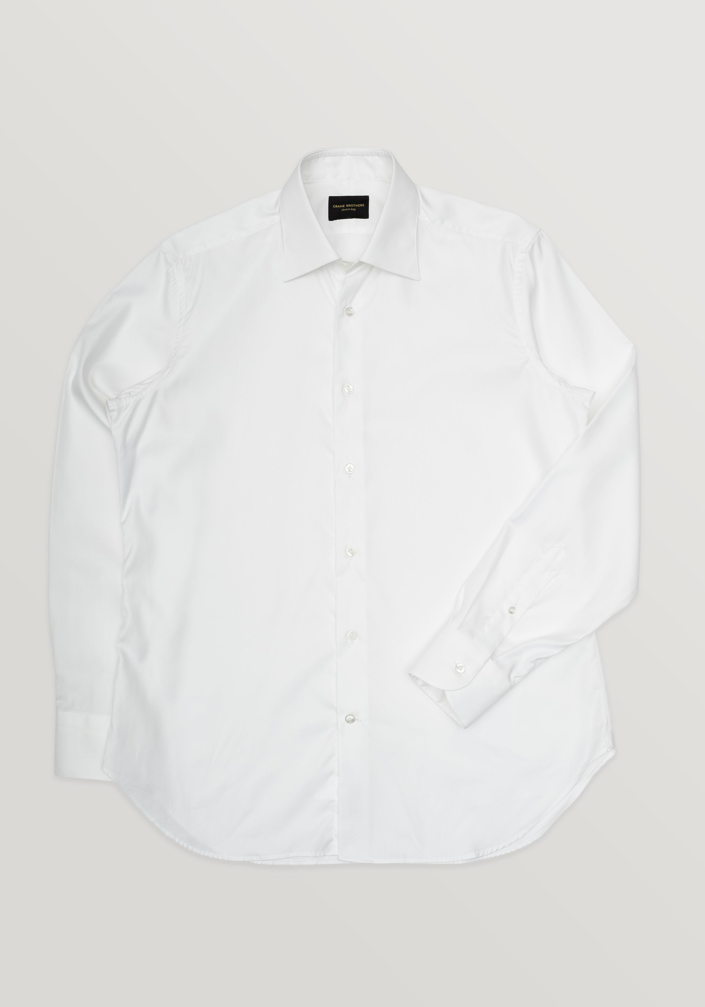 Alto Handmade Spread-Collar Shirt - White