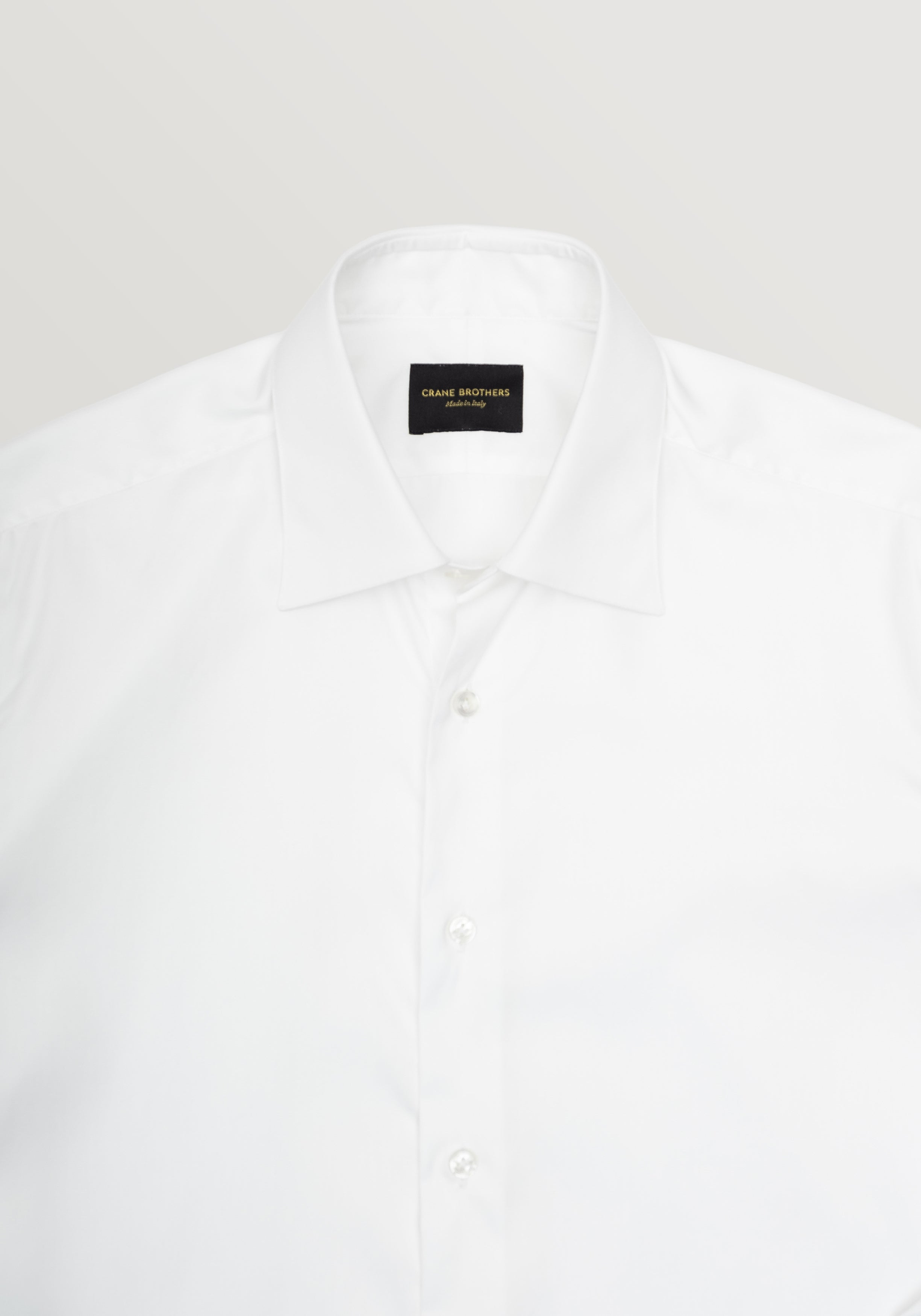 Alto Handmade Spread-Collar Shirt - White