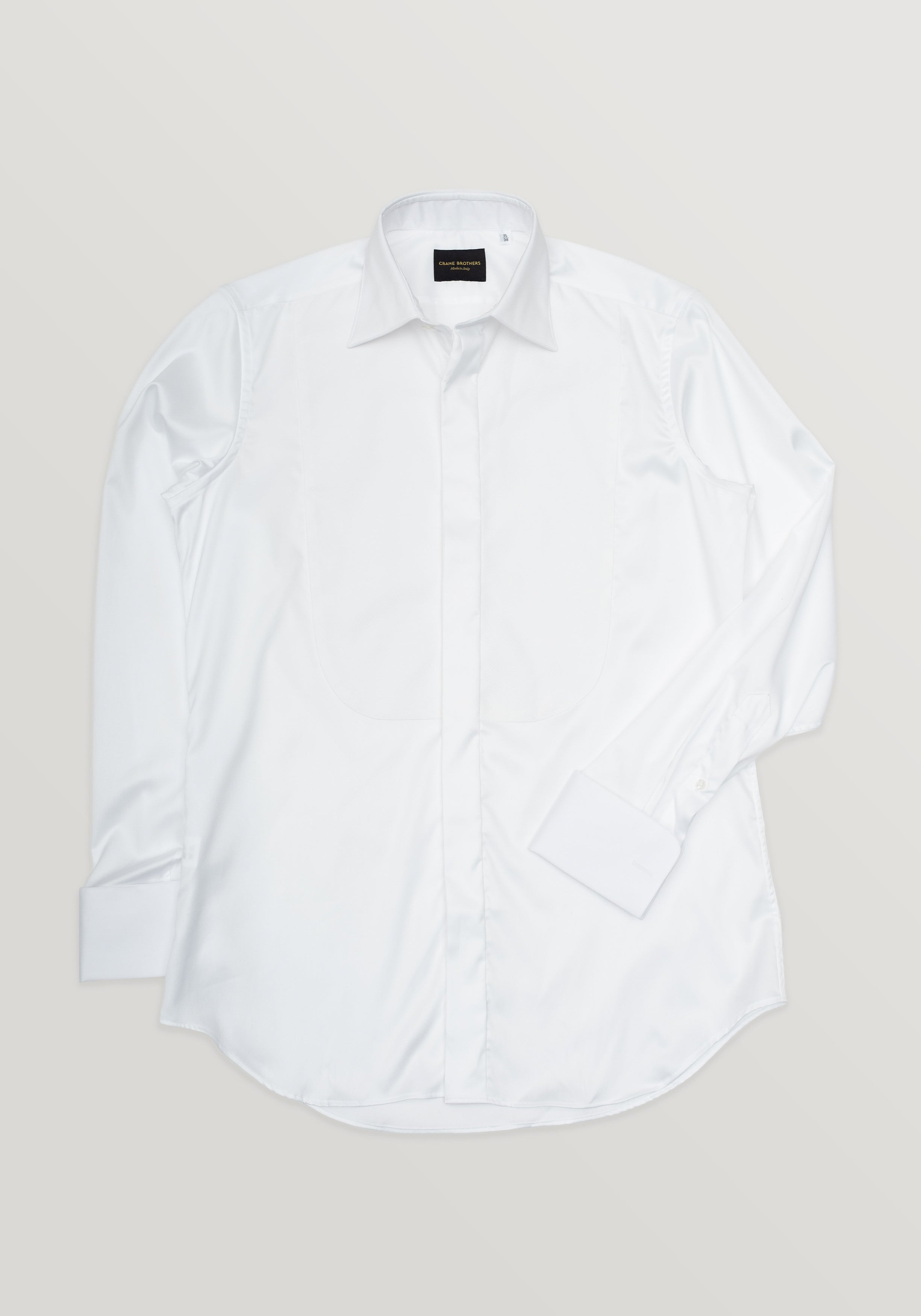 Bib-Front Lansdowne Dinner Shirt - White