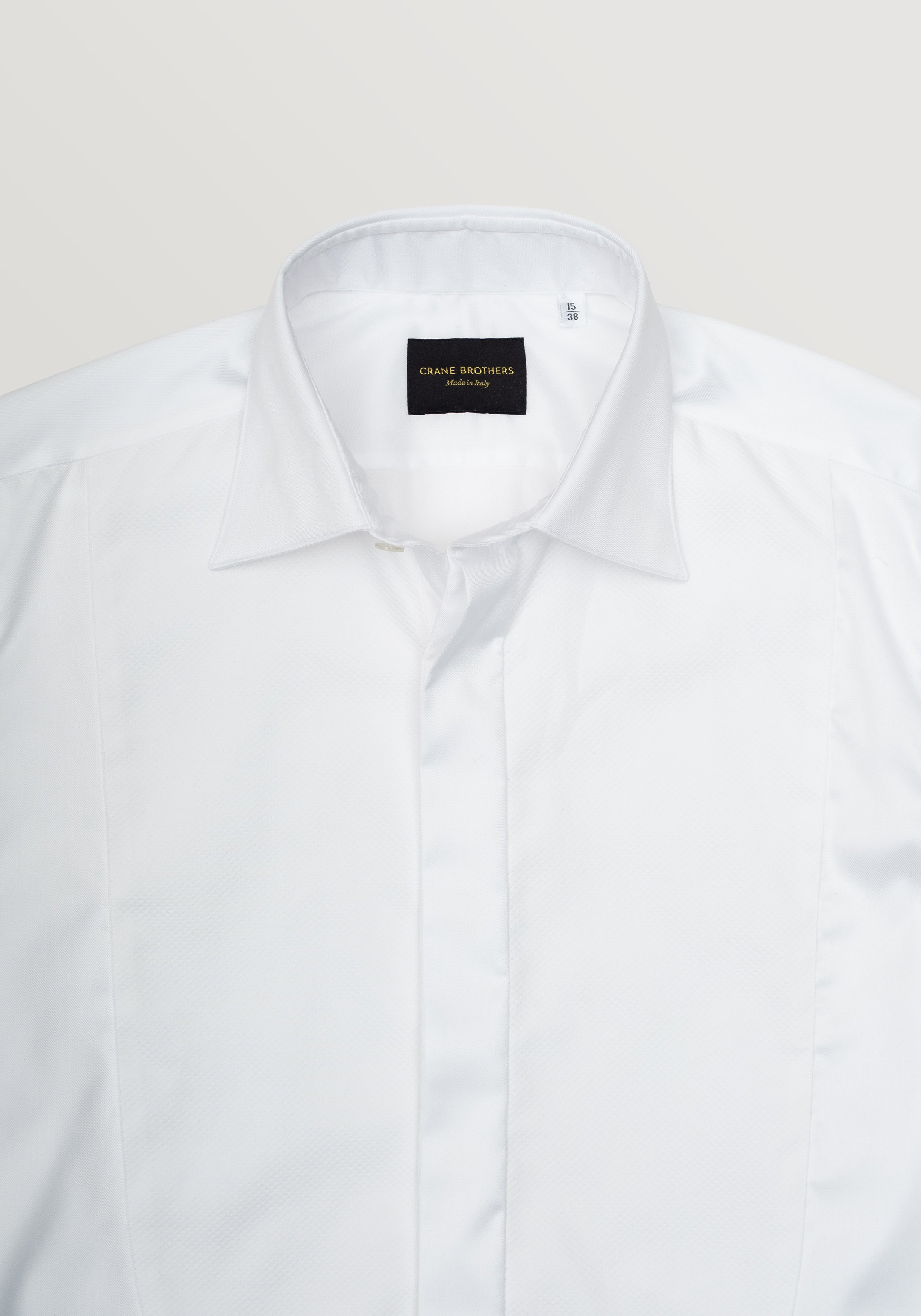 Bib-Front Lansdowne Dinner Shirt - White