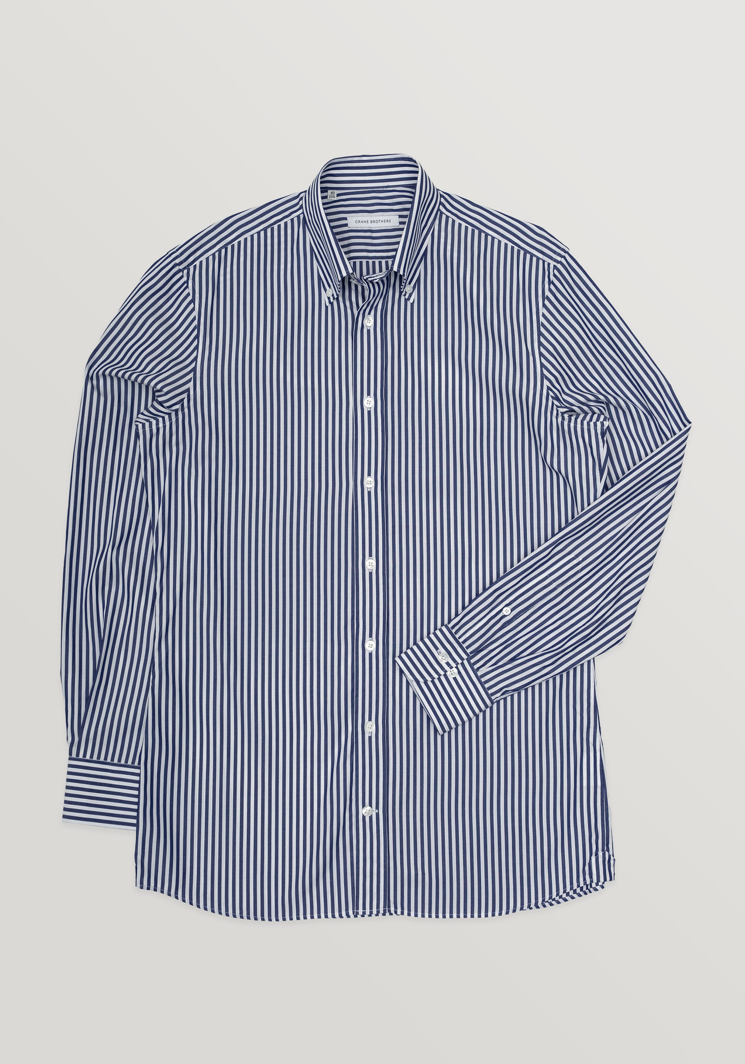 Boesky Cotton Poplin Bengal Stripe - Admiral