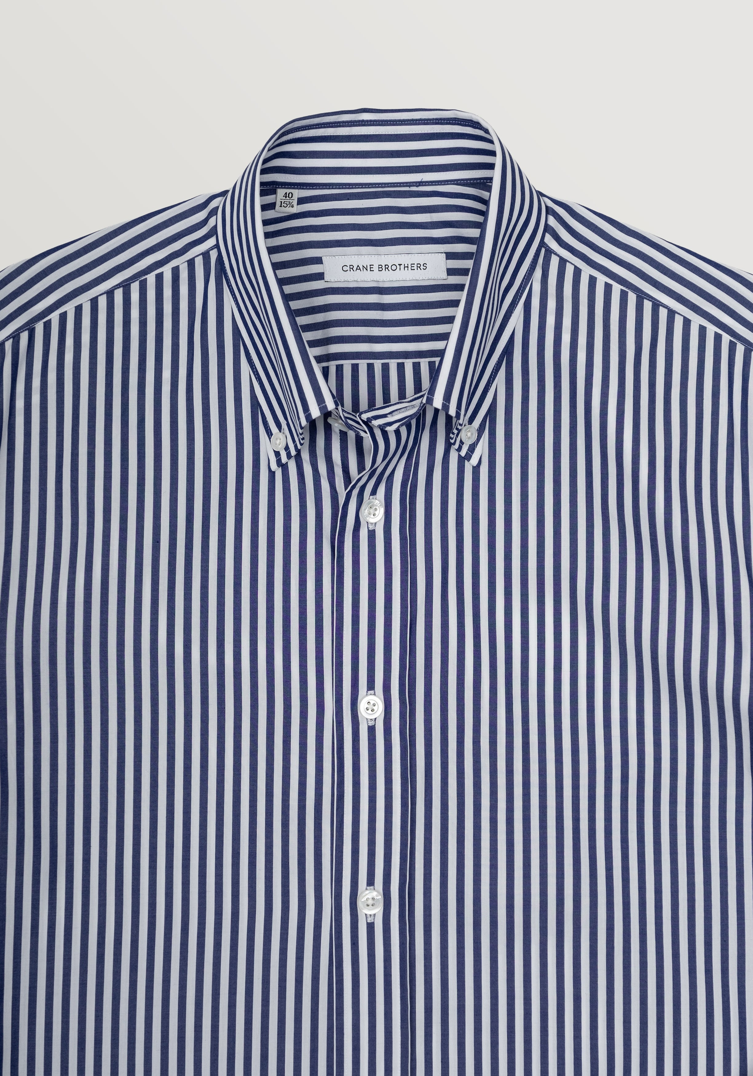 Boesky Cotton Poplin Bengal Stripe - Admiral