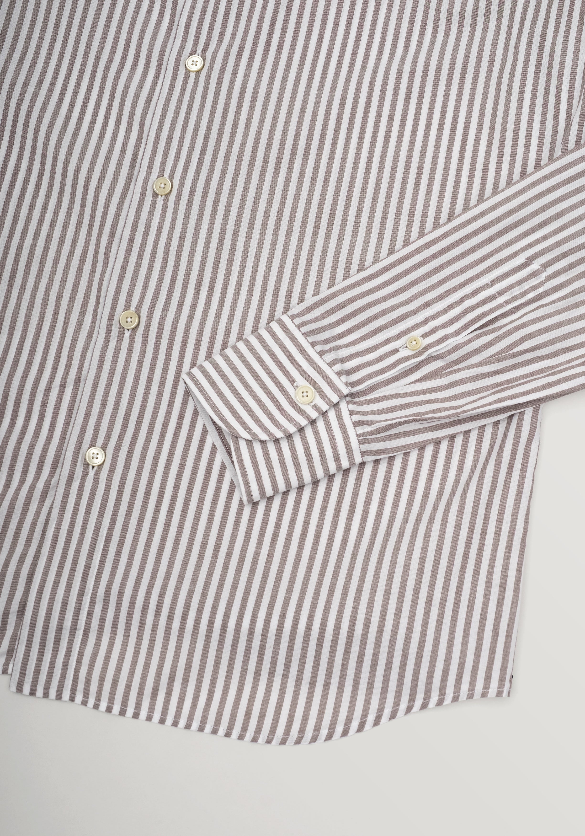 Capri Stripe Shirt - Charcoal