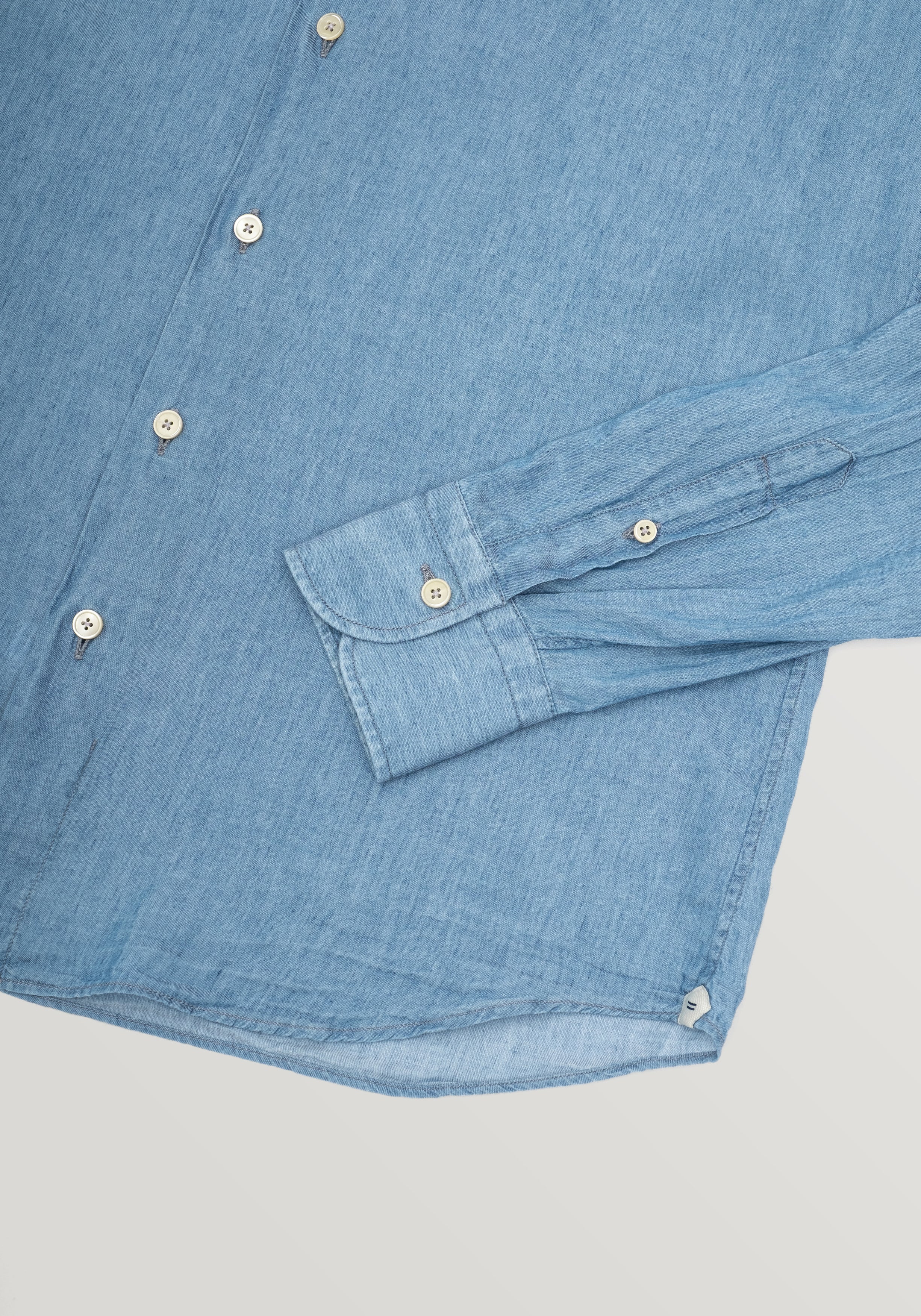 Milano Denim Shirt - Mid Blue