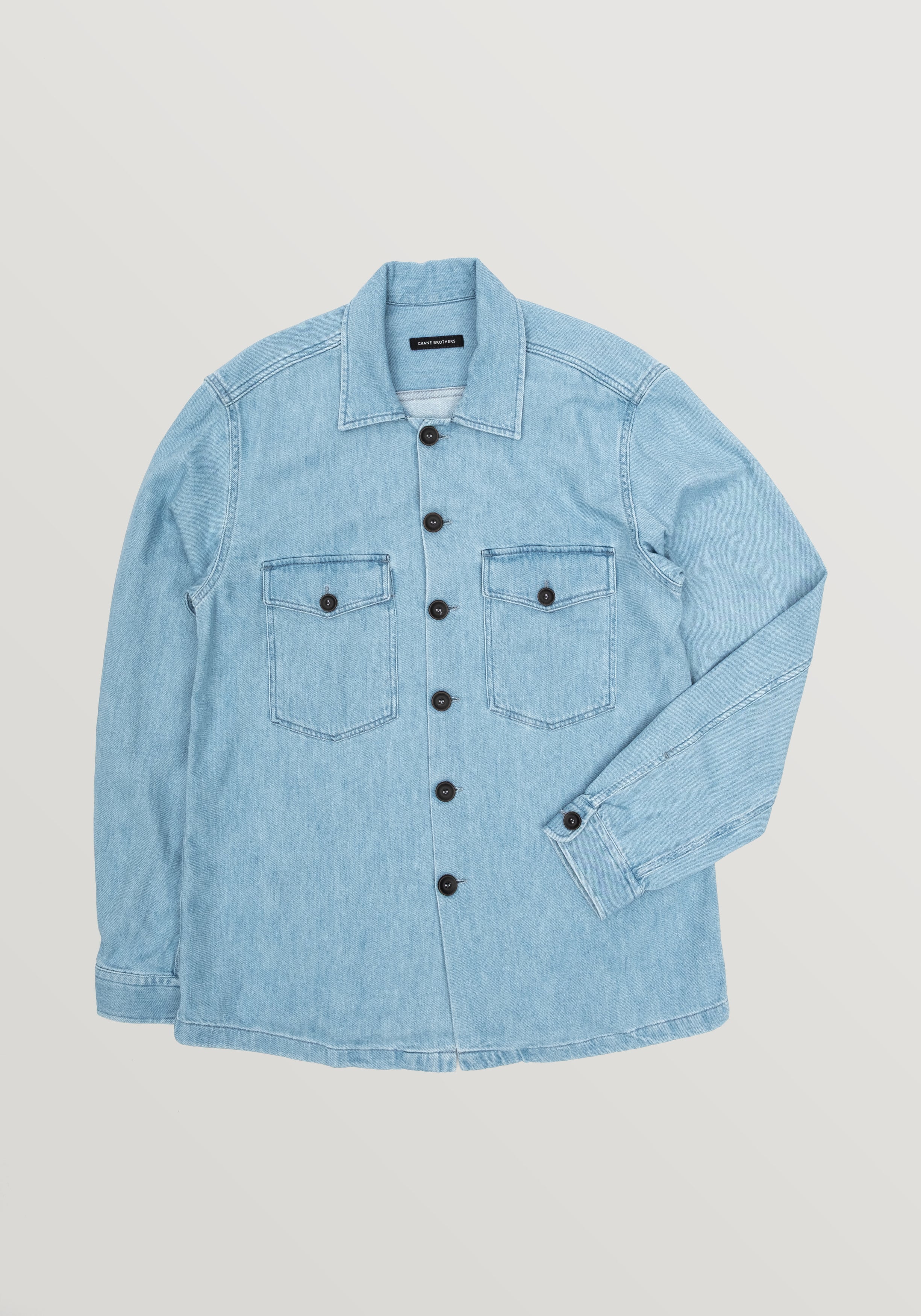 Torino Denim Overshirt - Light Blue