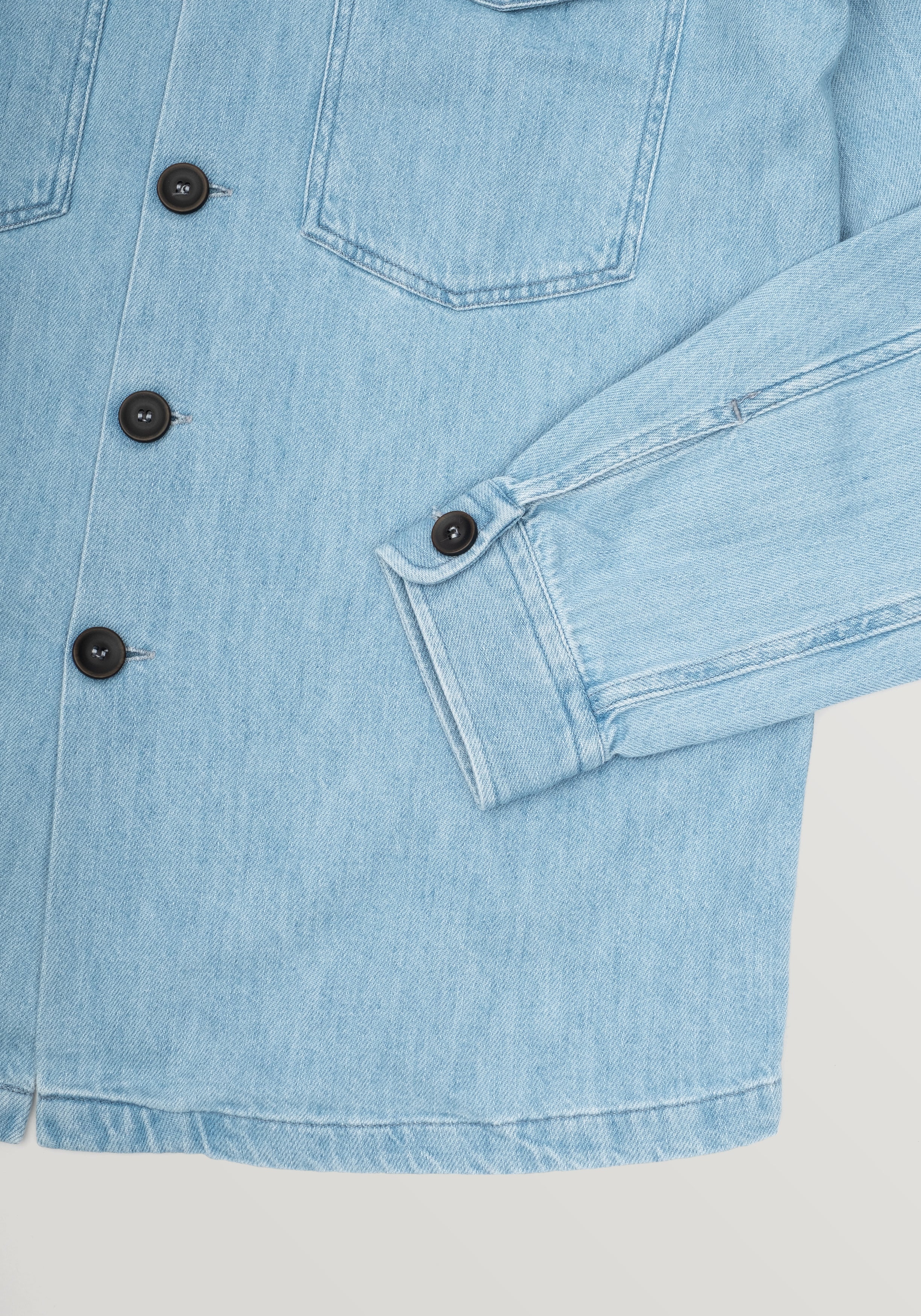 Torino Denim Overshirt - Light Blue