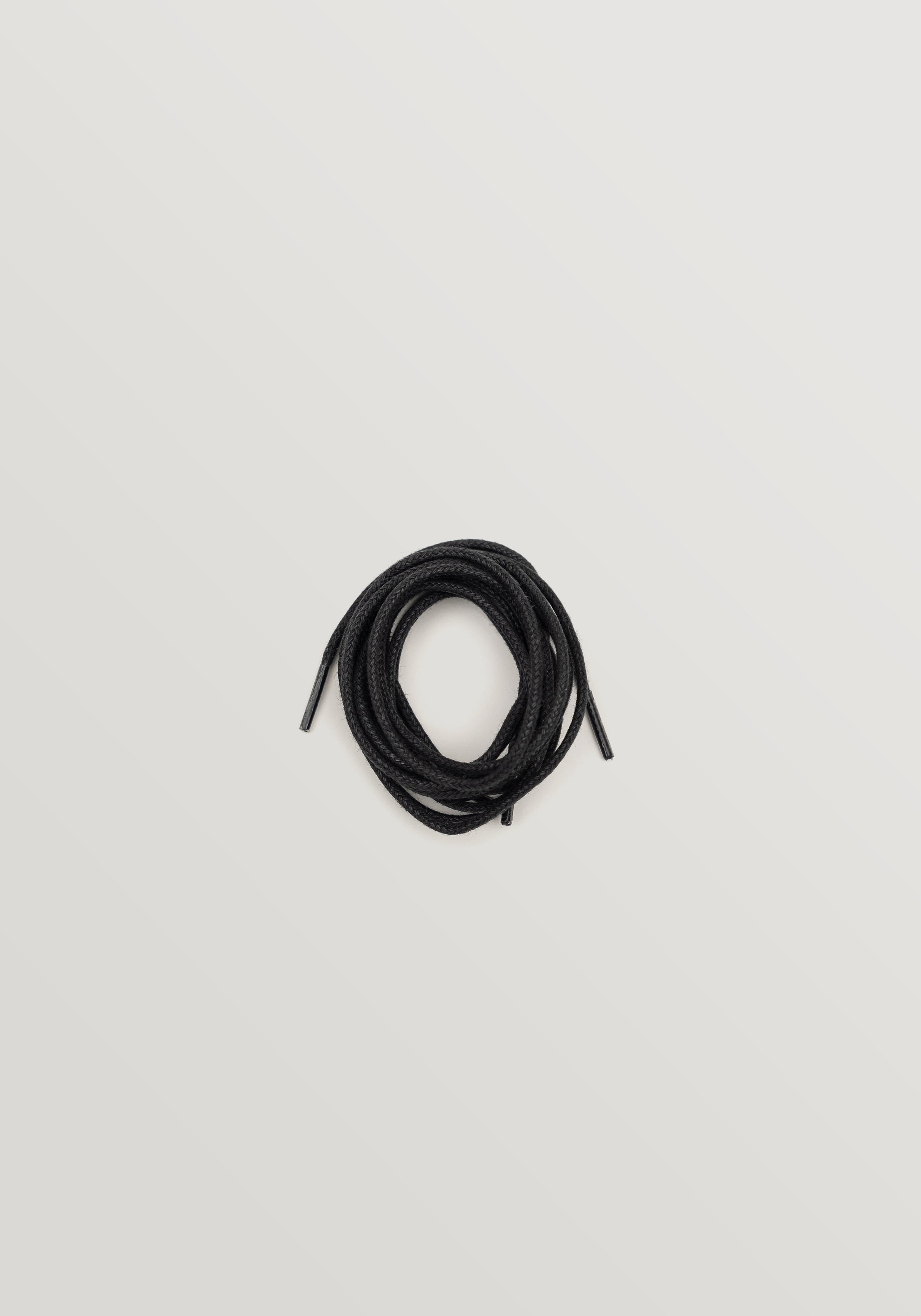 Thin Waxed Laces 75cm - Black
