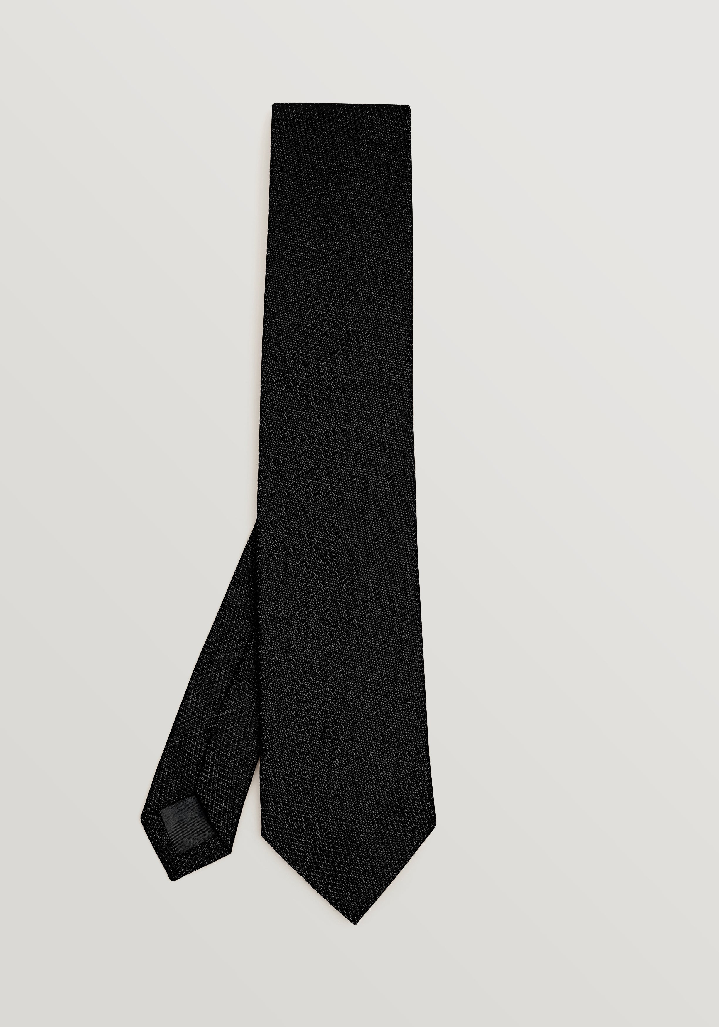 Grenadine Silk Tie - Black
