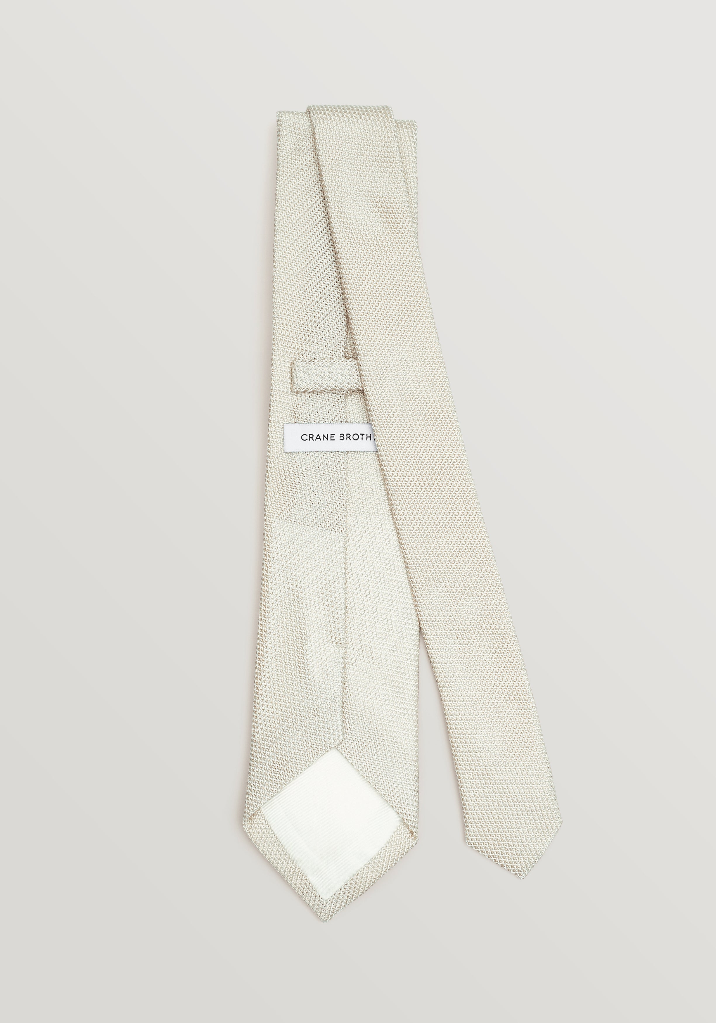 Grenadine Silk Tie - Ivory