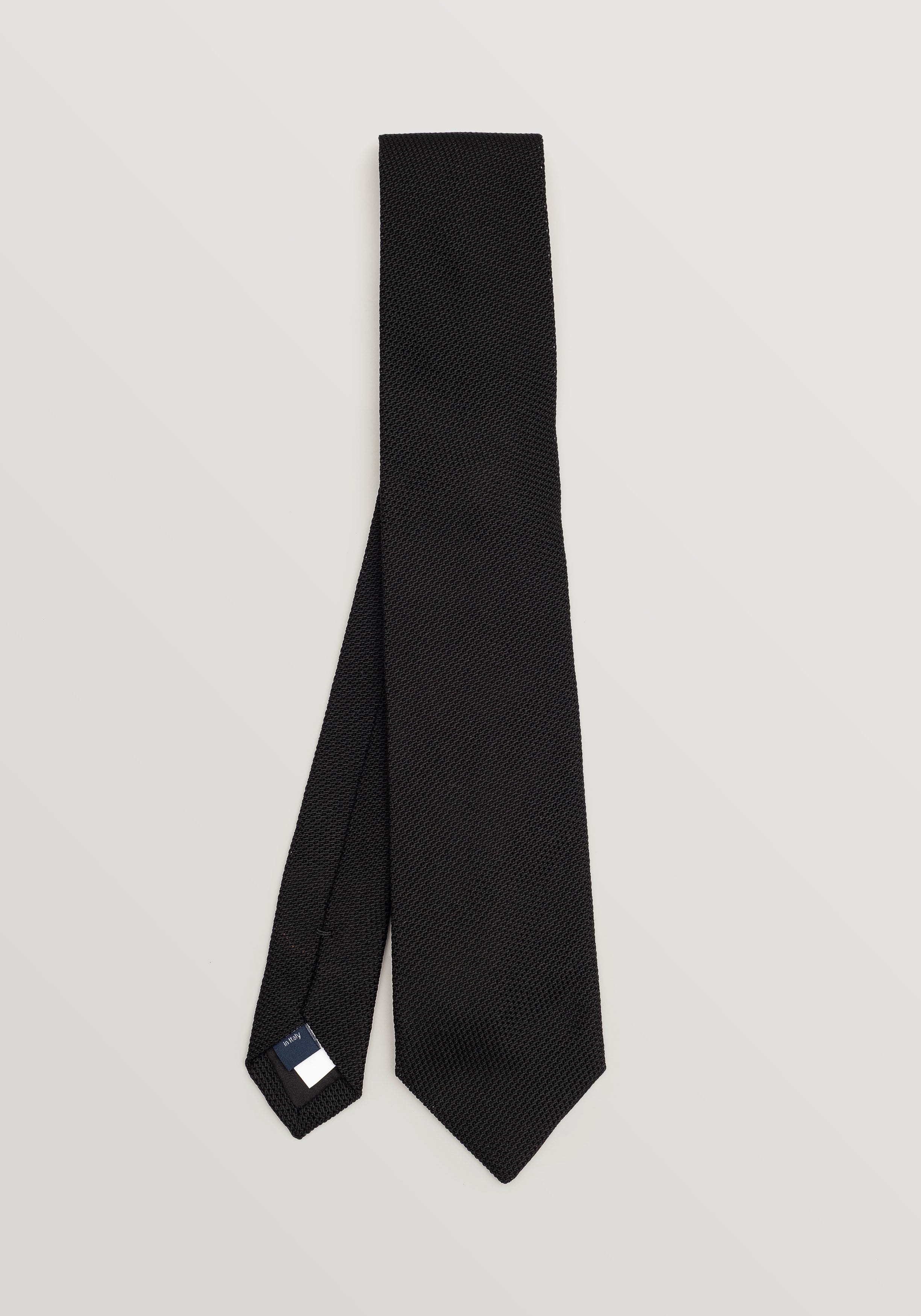 Satin Silk Tie - Black