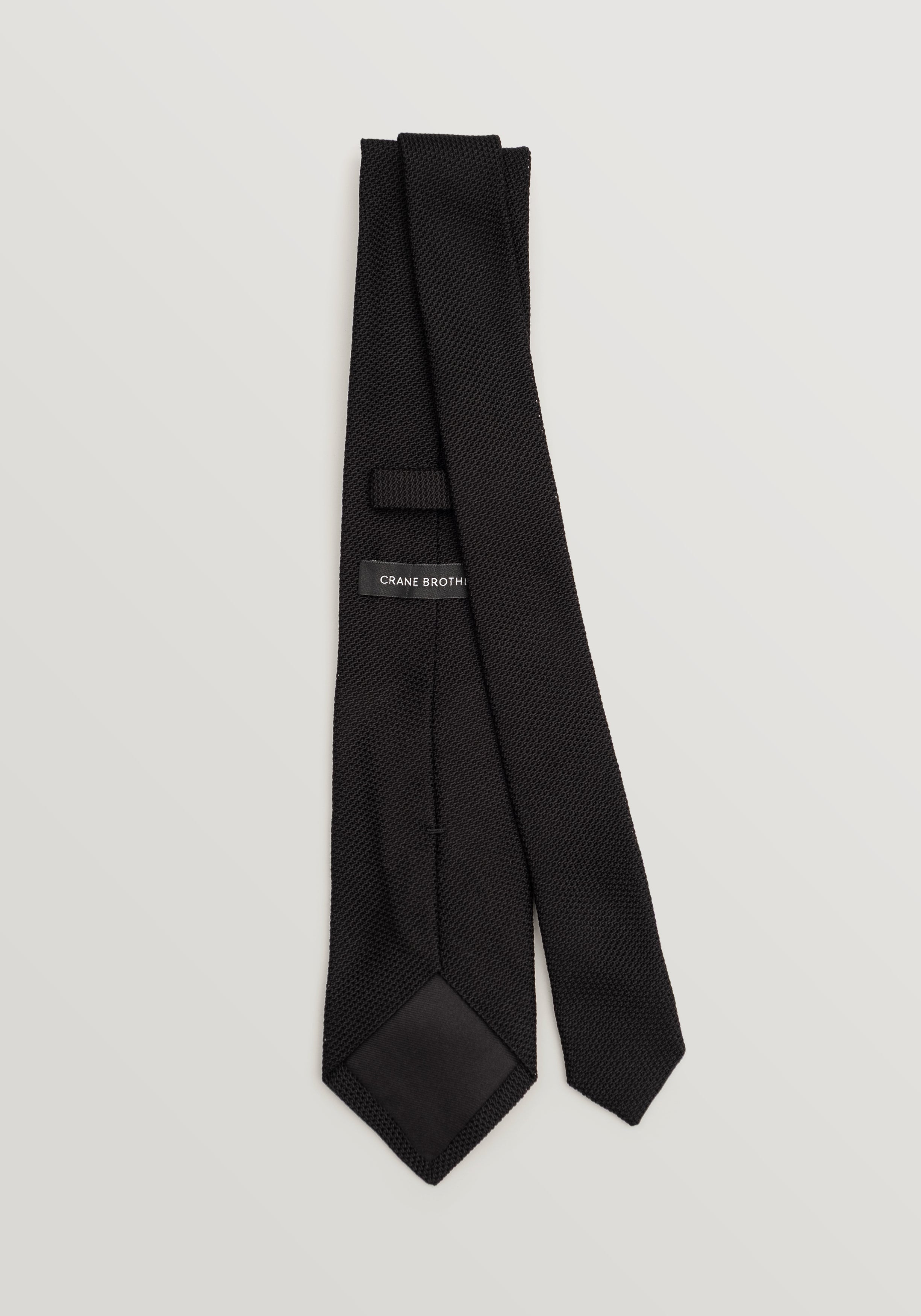 Satin Silk Tie - Black