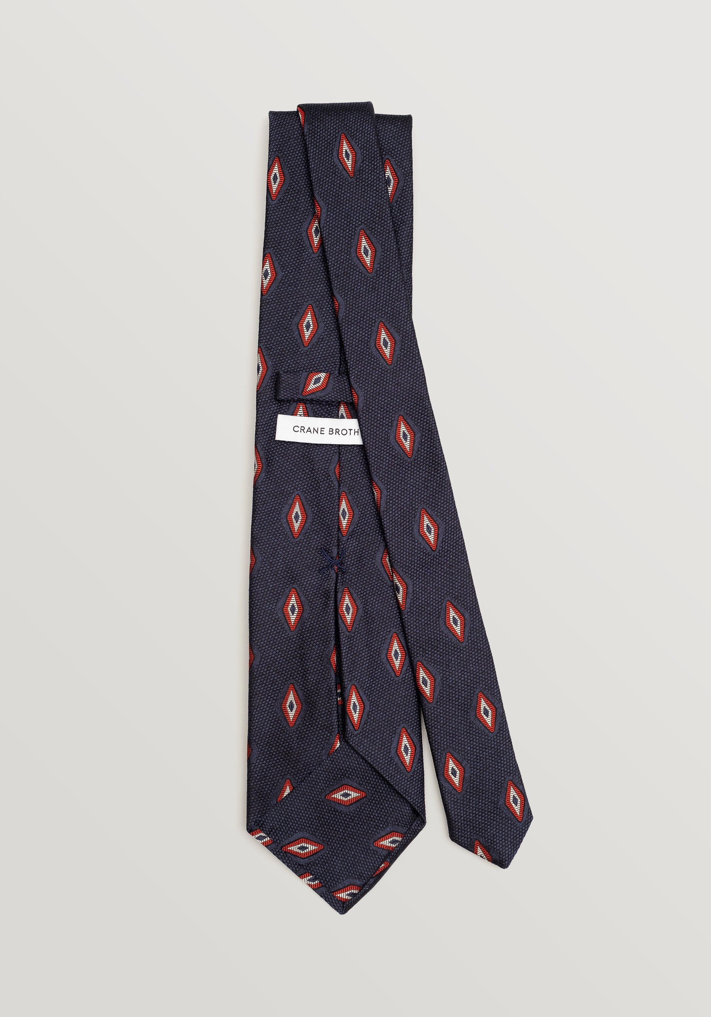 Coronari Silk Tie - Midnight Rhombus