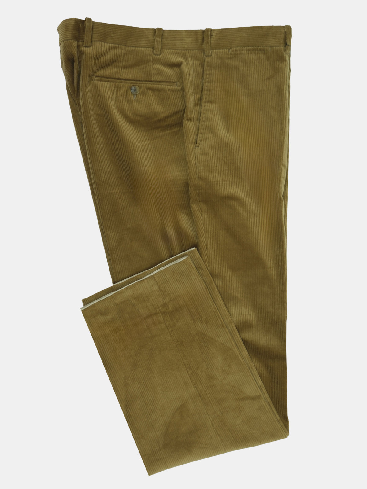 Camel Stretch Cotton Corduroy Trouser