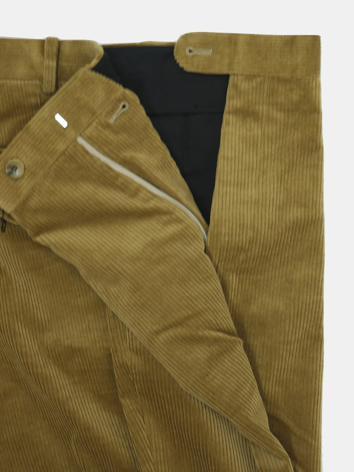 Camel Stretch Cotton Corduroy Trouser