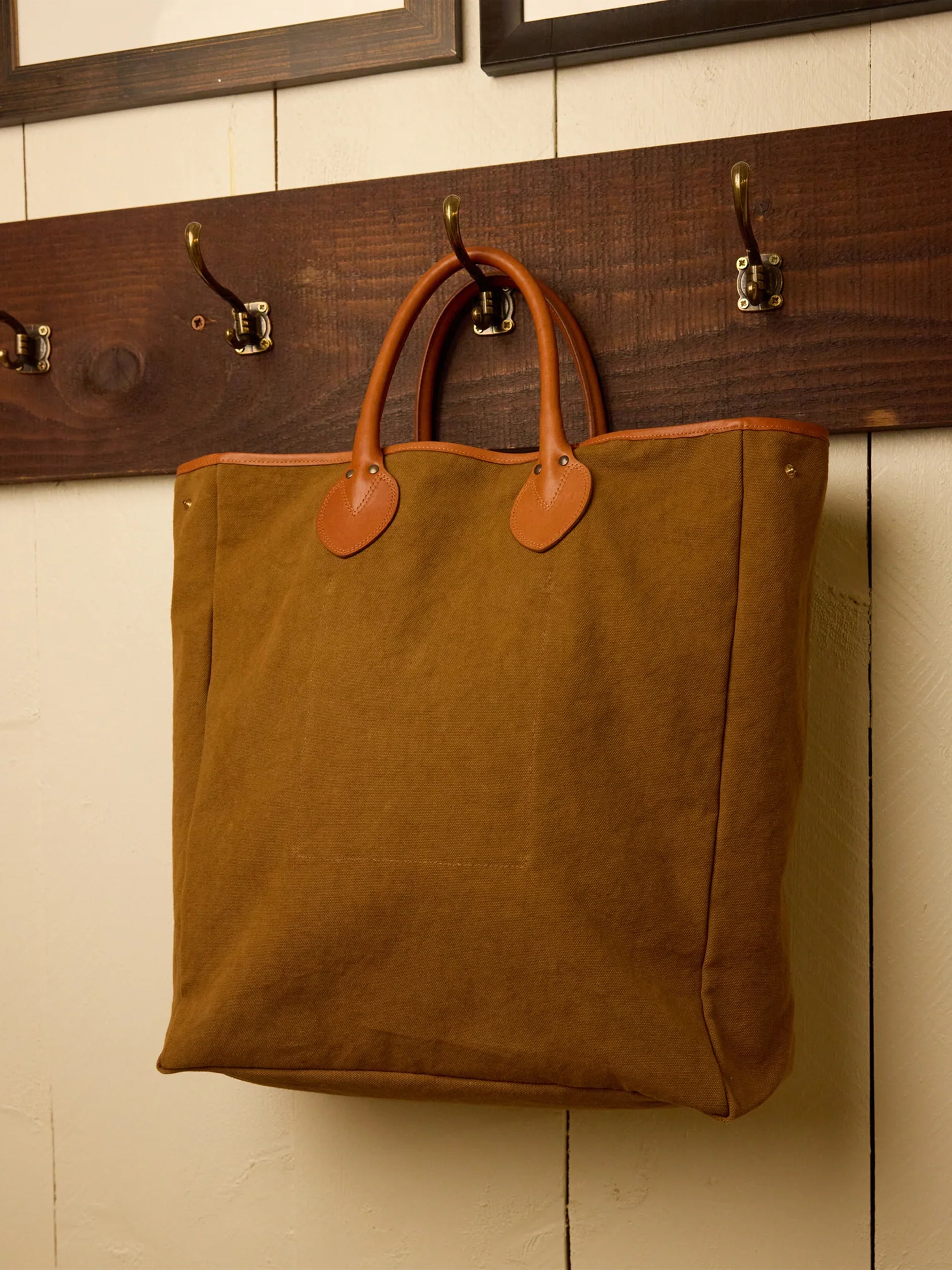 Fortela Canvas Tote Bag - Camel