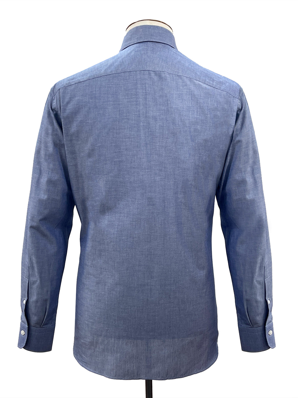 Chambray Cutaway Collar Shirt - Zenith Blue