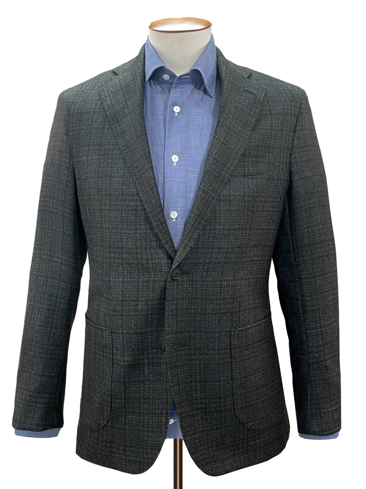 Chambray Cutaway Collar Shirt - Zenith Blue