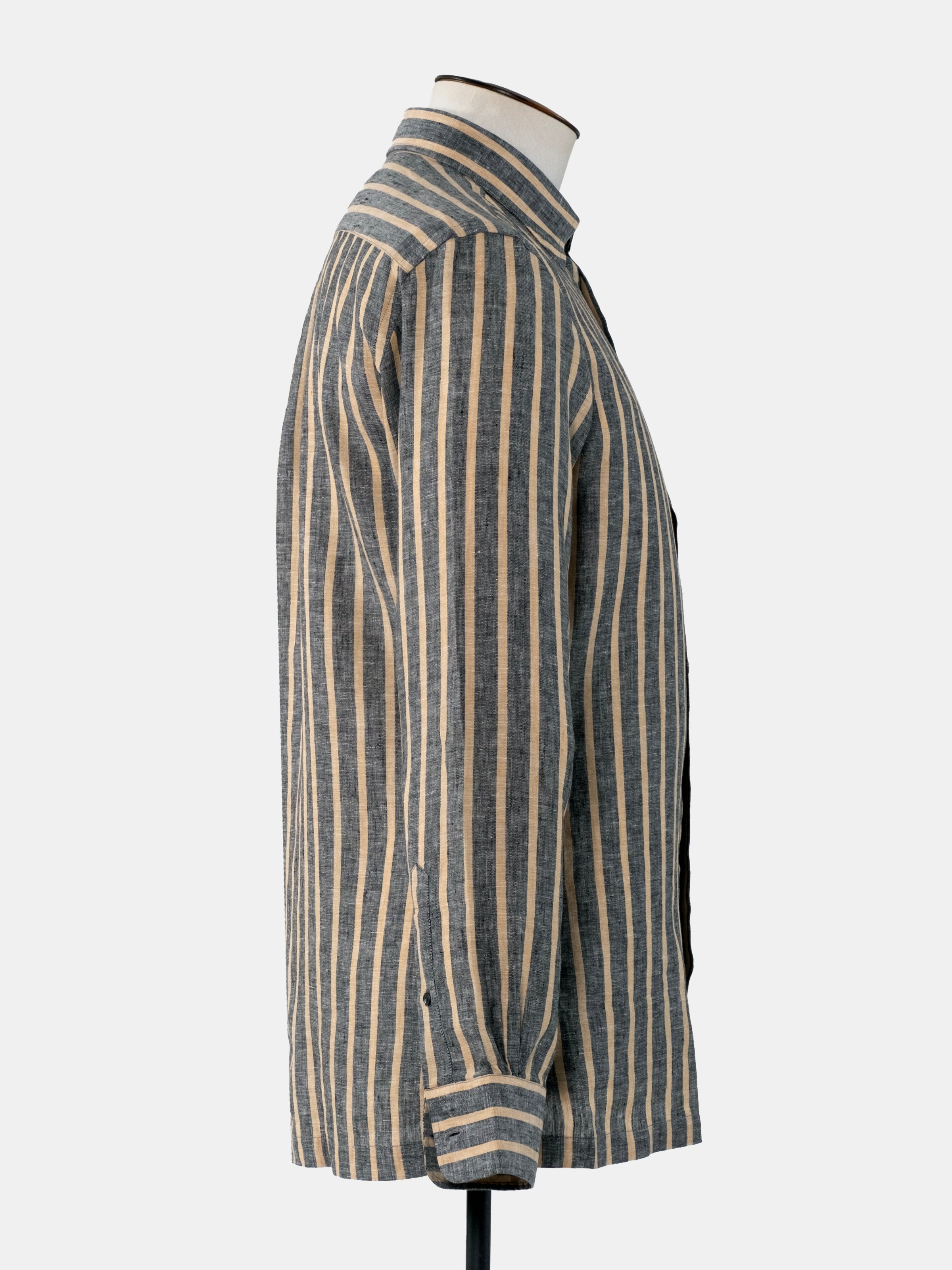 Christian Kimber Bronte Linen Shirt - Burnt Cigar