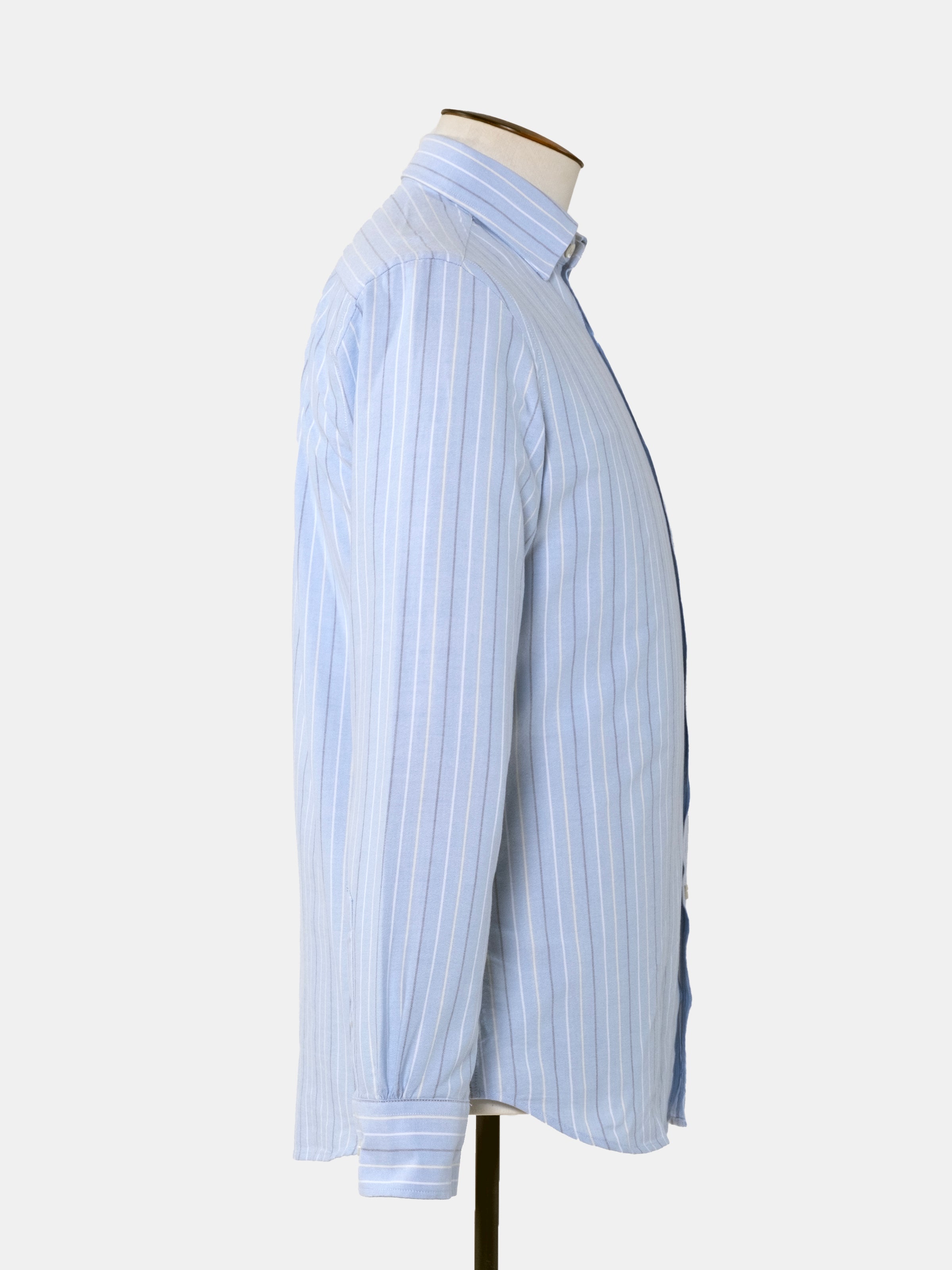 Christian Kimber Essential Oxford Shirt - Blue Summer Stripe