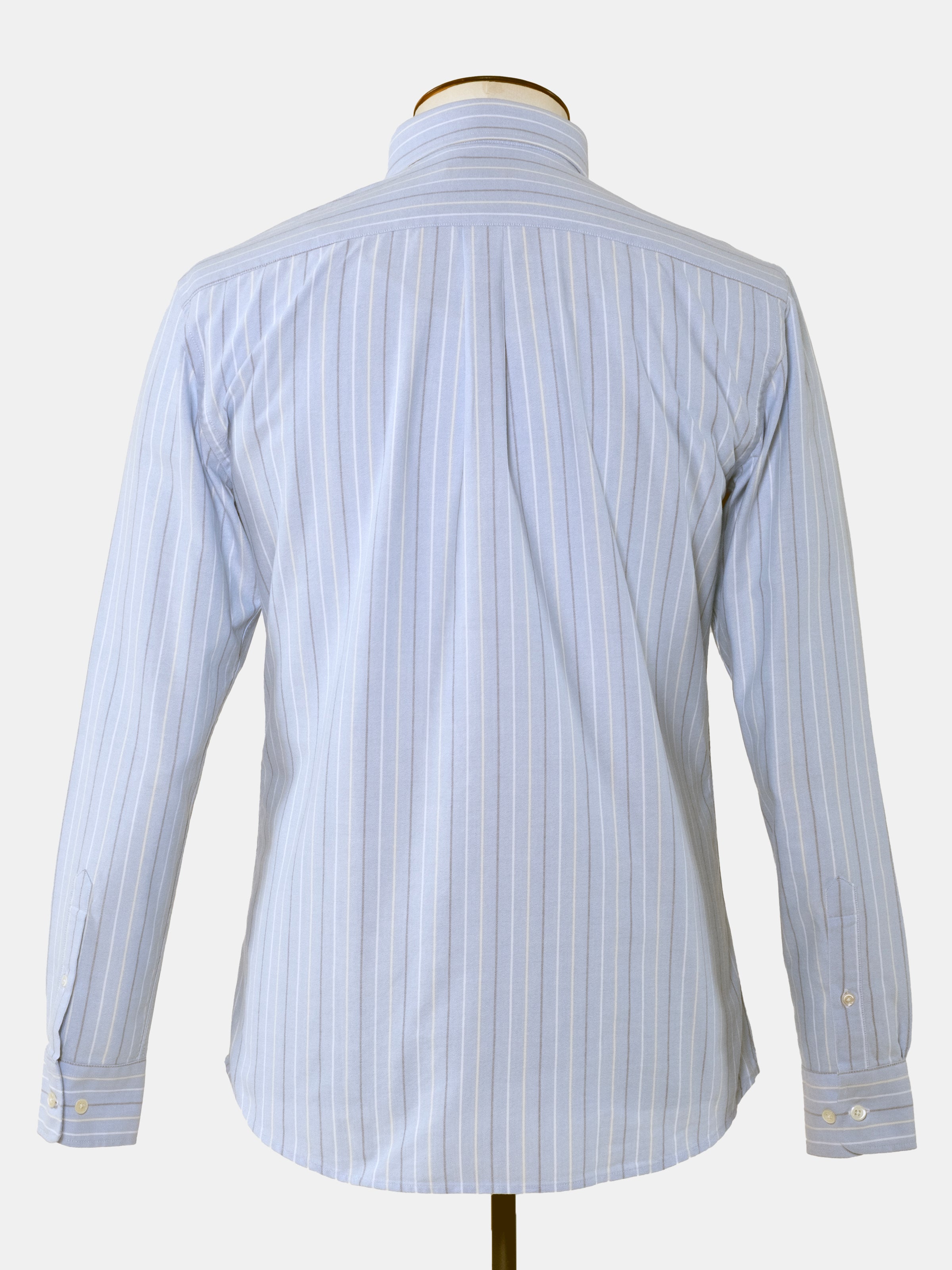 Christian Kimber Essential Oxford Shirt - Blue Summer Stripe