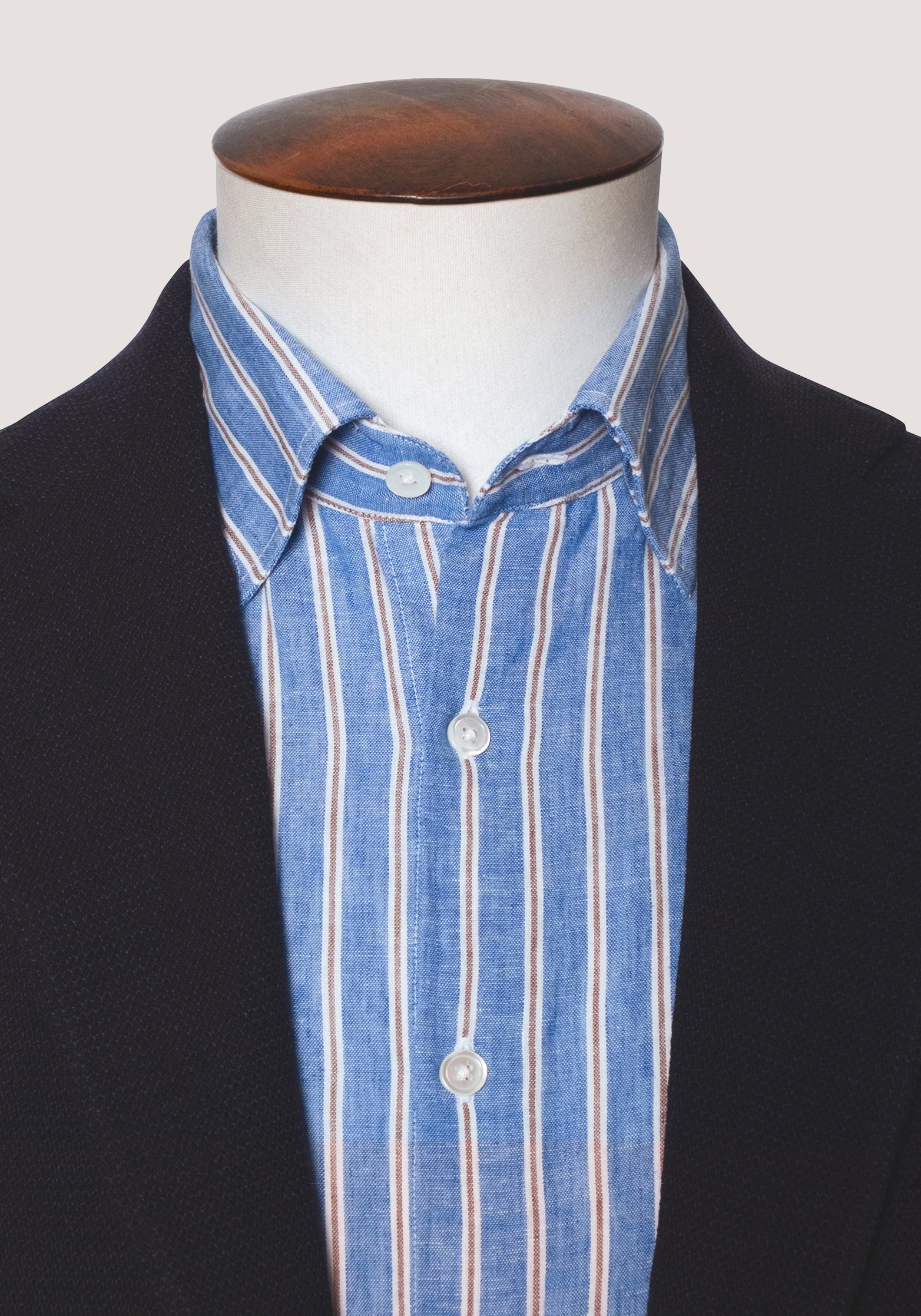 Christian Kimber Apollo Unconstructed Wool Blazer - Navy Speckle