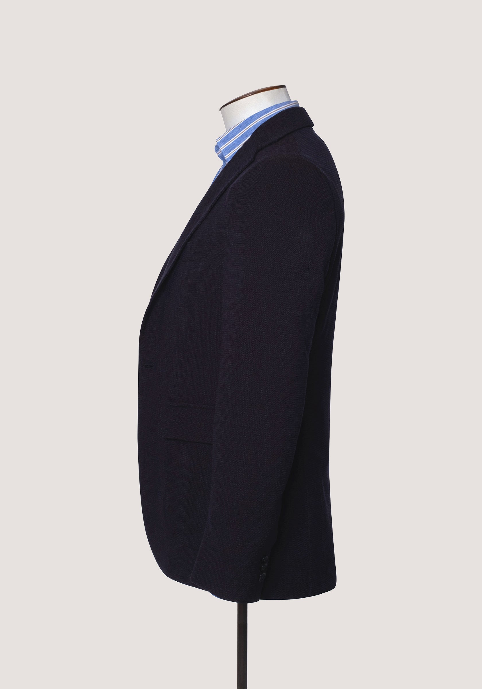 Christian Kimber Apollo Unconstructed Wool Blazer - Navy Speckle