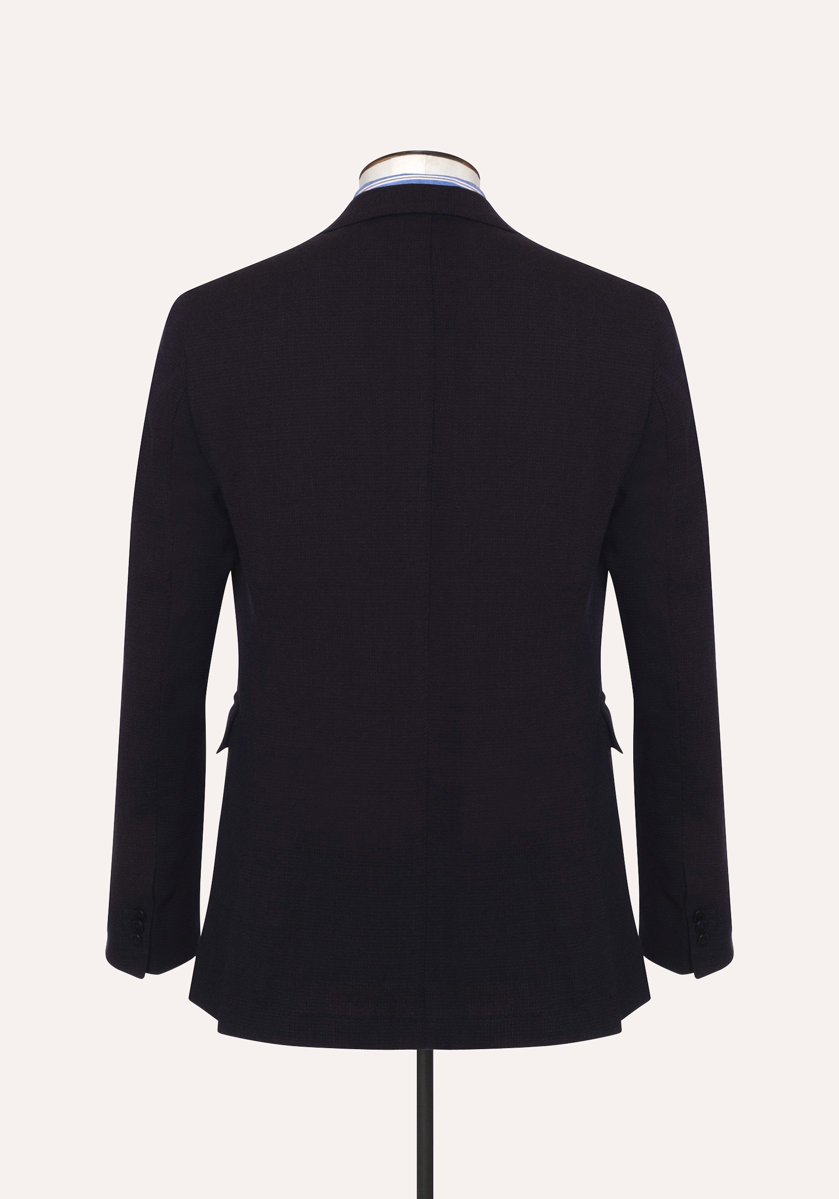Christian Kimber Apollo Unconstructed Wool Blazer - Navy Speckle