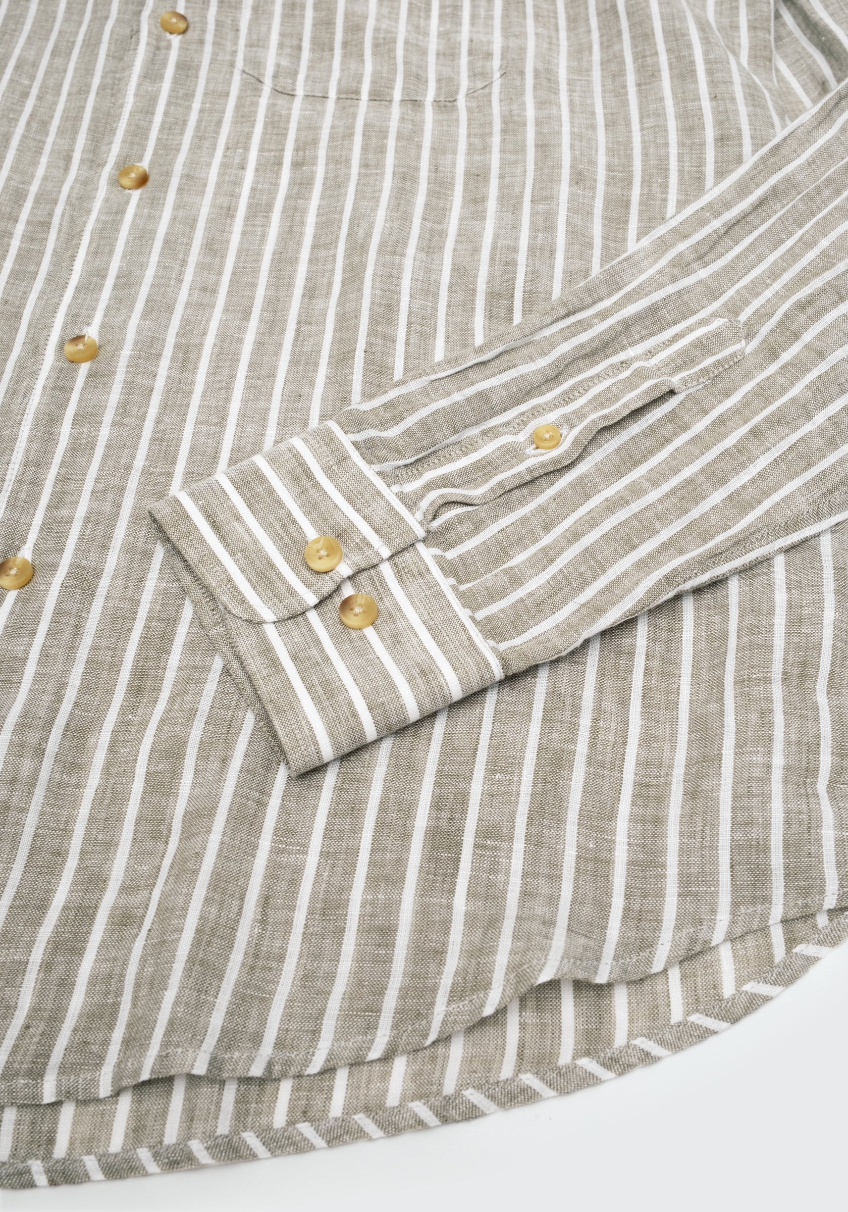 Christian Kimber Linen Holiday Shirt - Pistachio