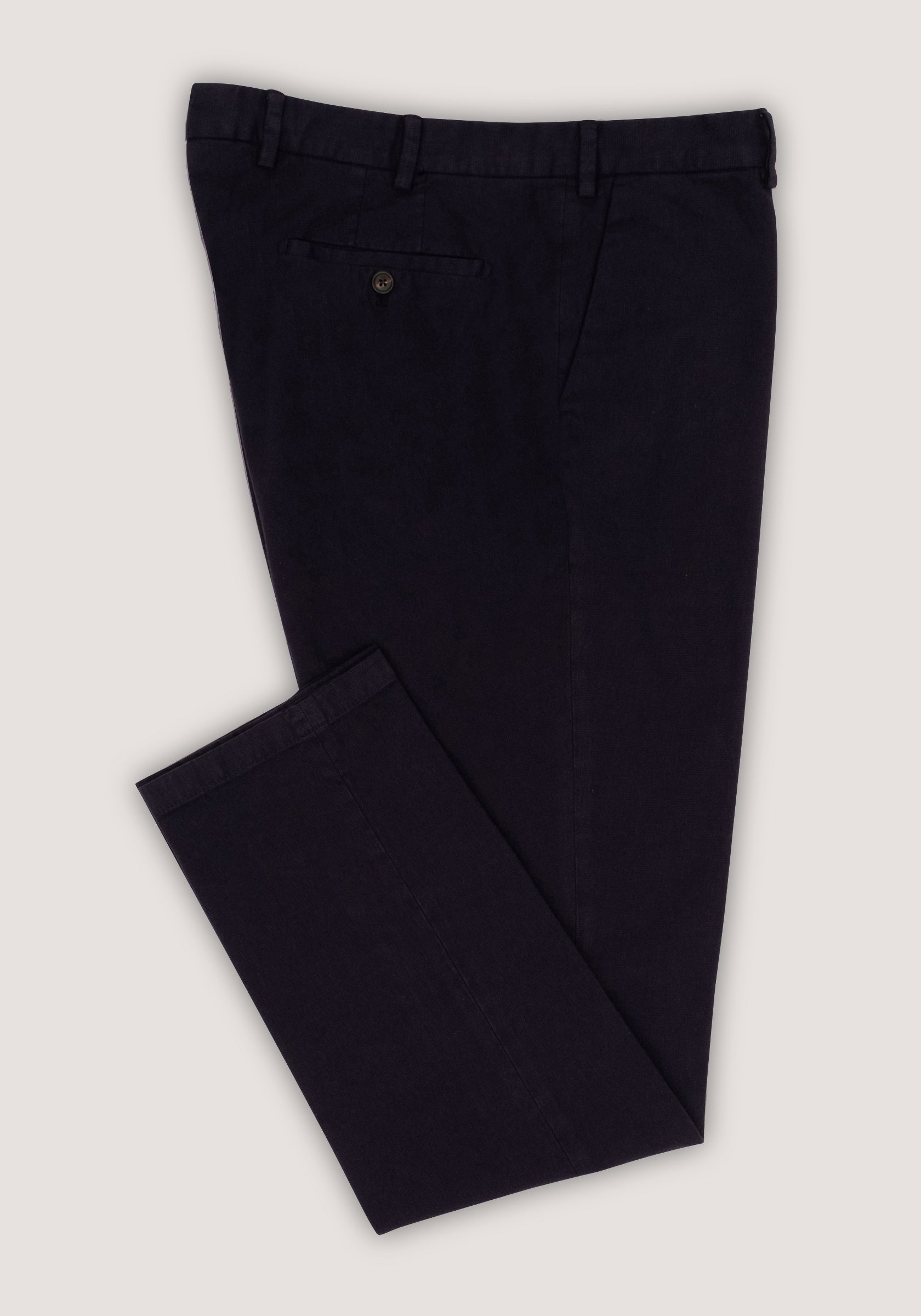 Christian Kimber Soft Cotton Chino - Navy Melange