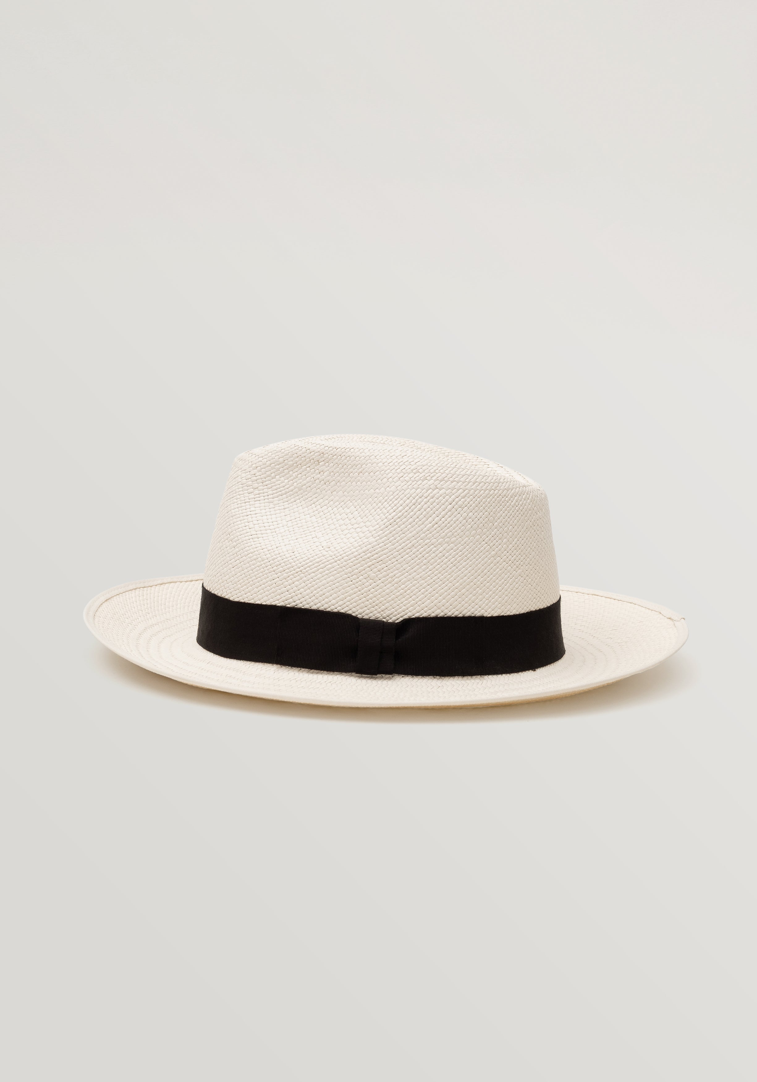 Christys' Classic Down Brim Panama with Black Band