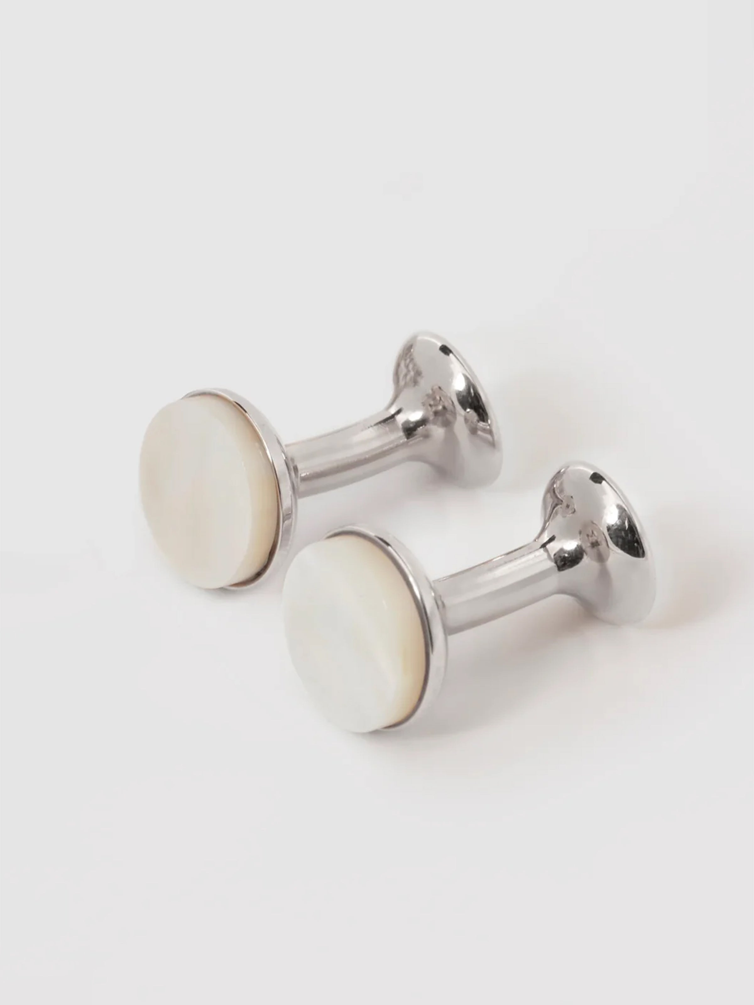 Codis Maya Bow Cufflinks - Mother of Pearl