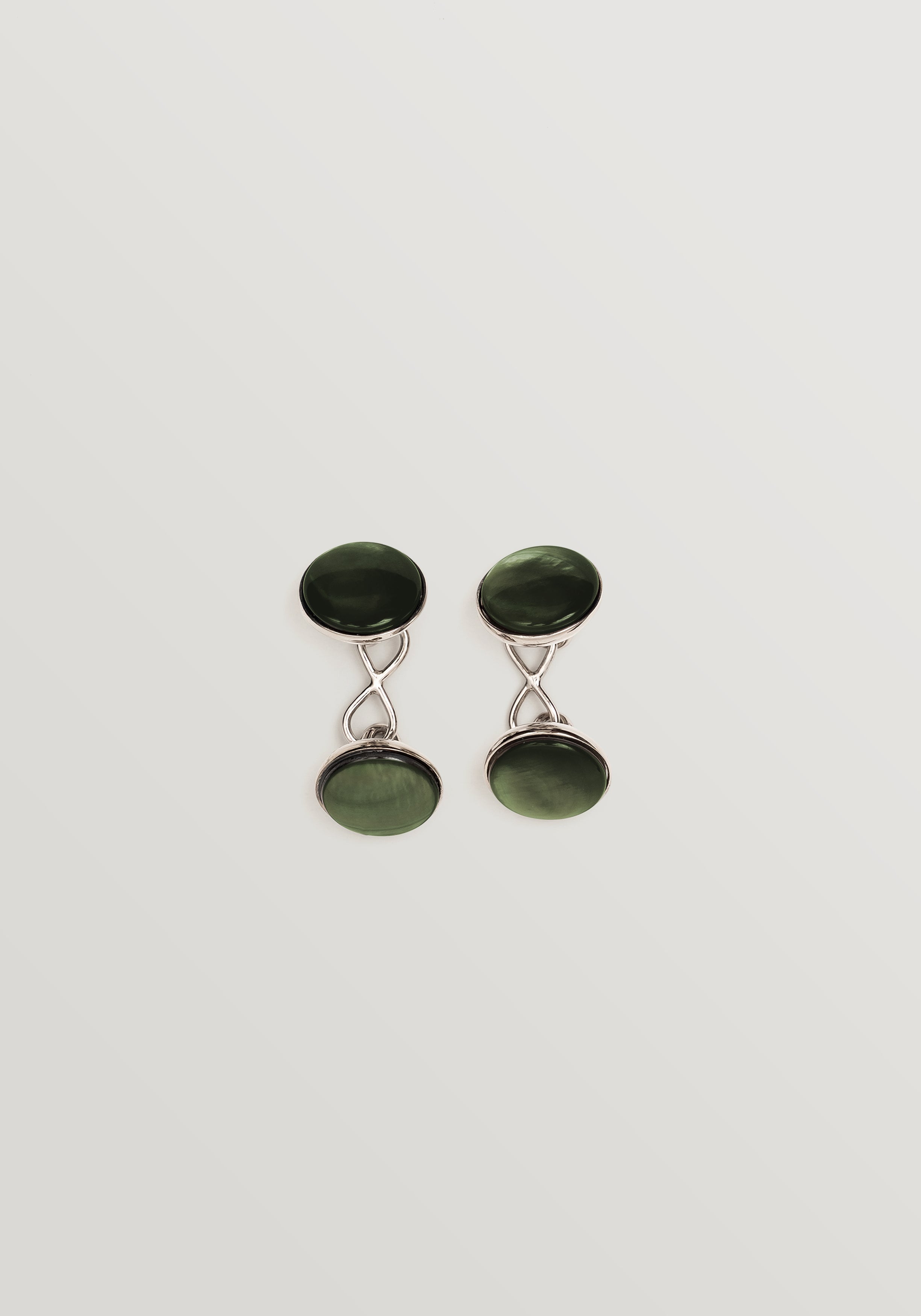 Codis Maya Capsule Cufflinks - Jade