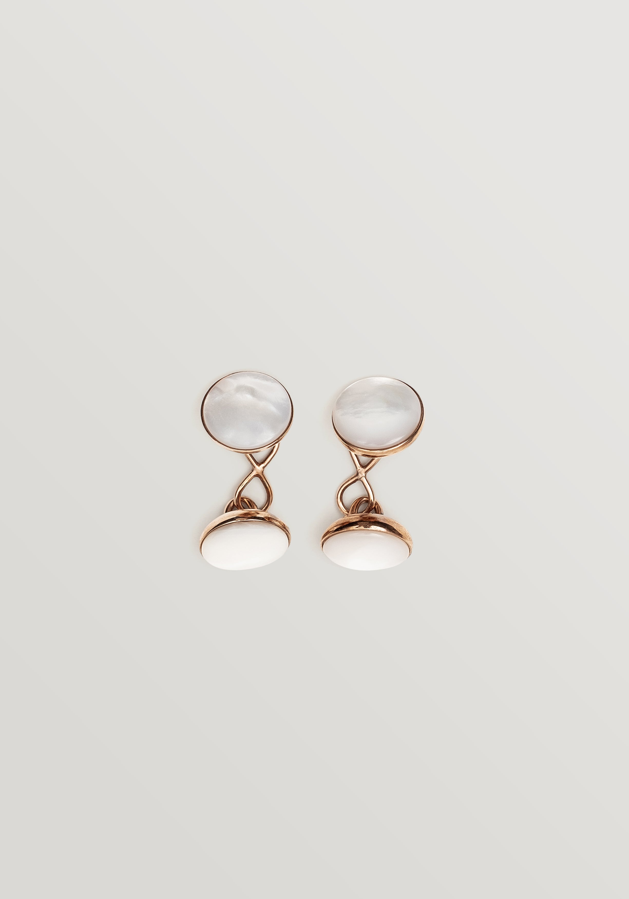 Codis Maya Rose Gold Capsule Cufflinks - Mother of Pearl