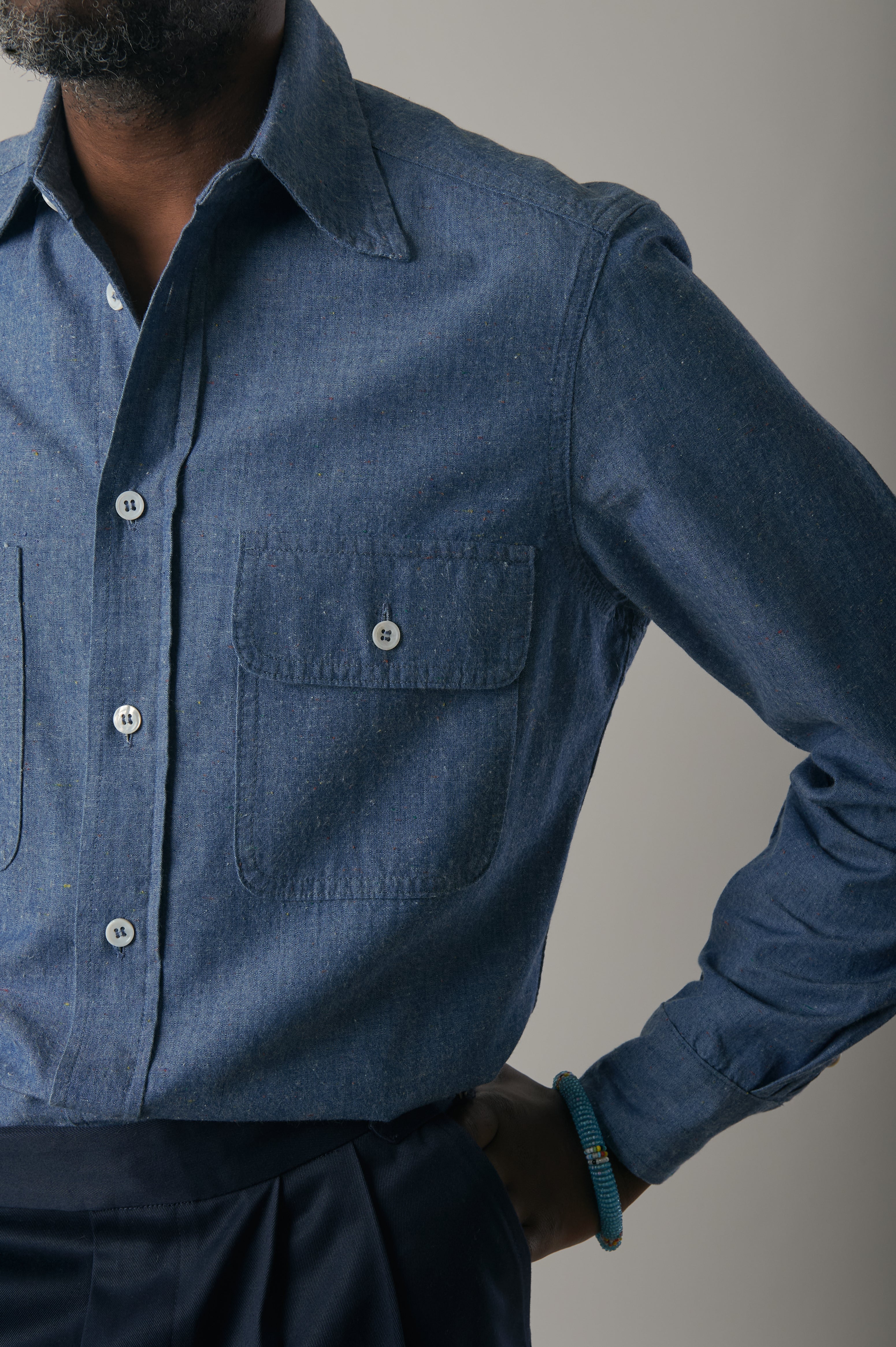 Informale Utility Shirt - Chambray
