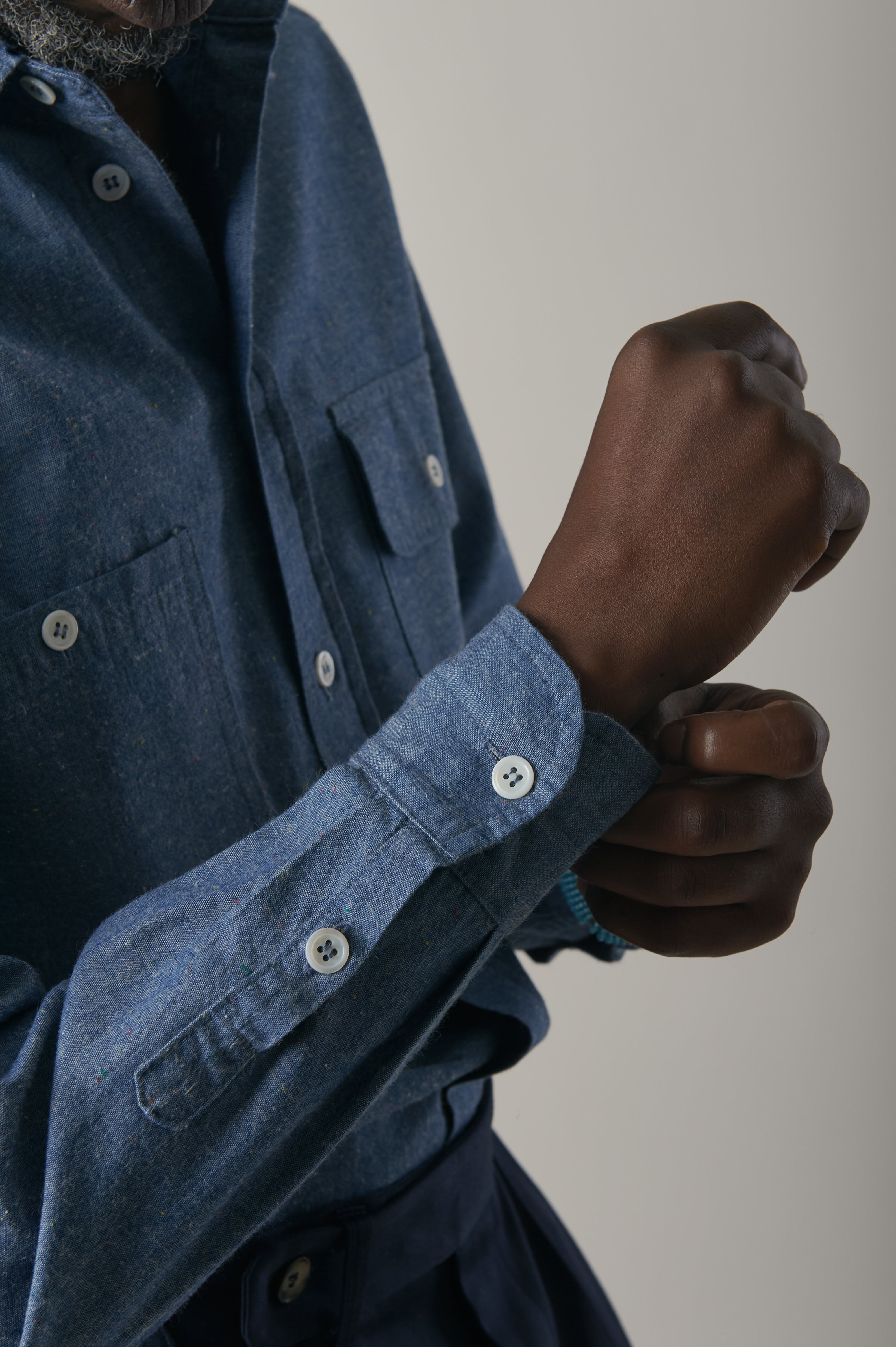 Informale Utility Shirt - Chambray