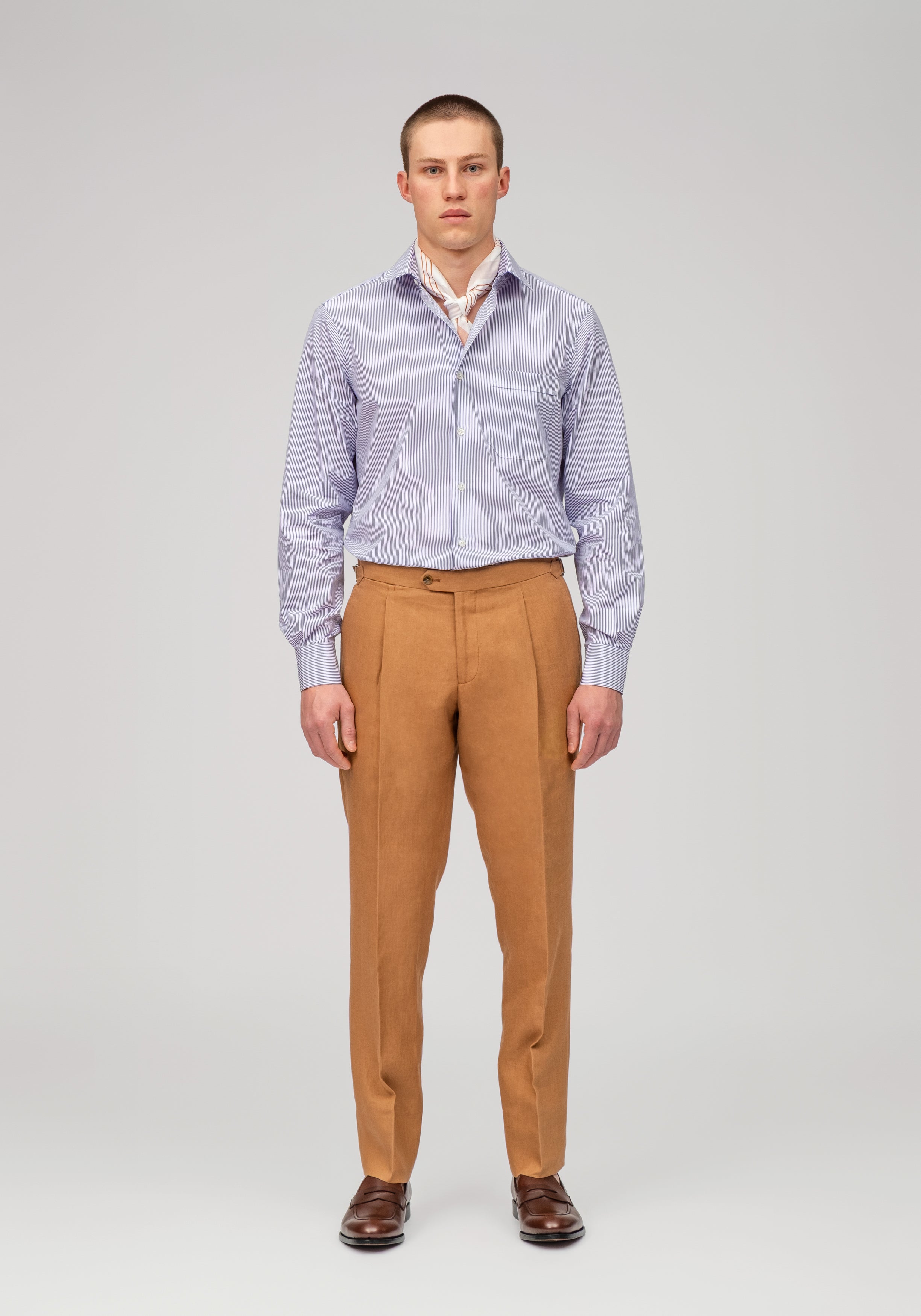 Summer Linen Trouser - Tan