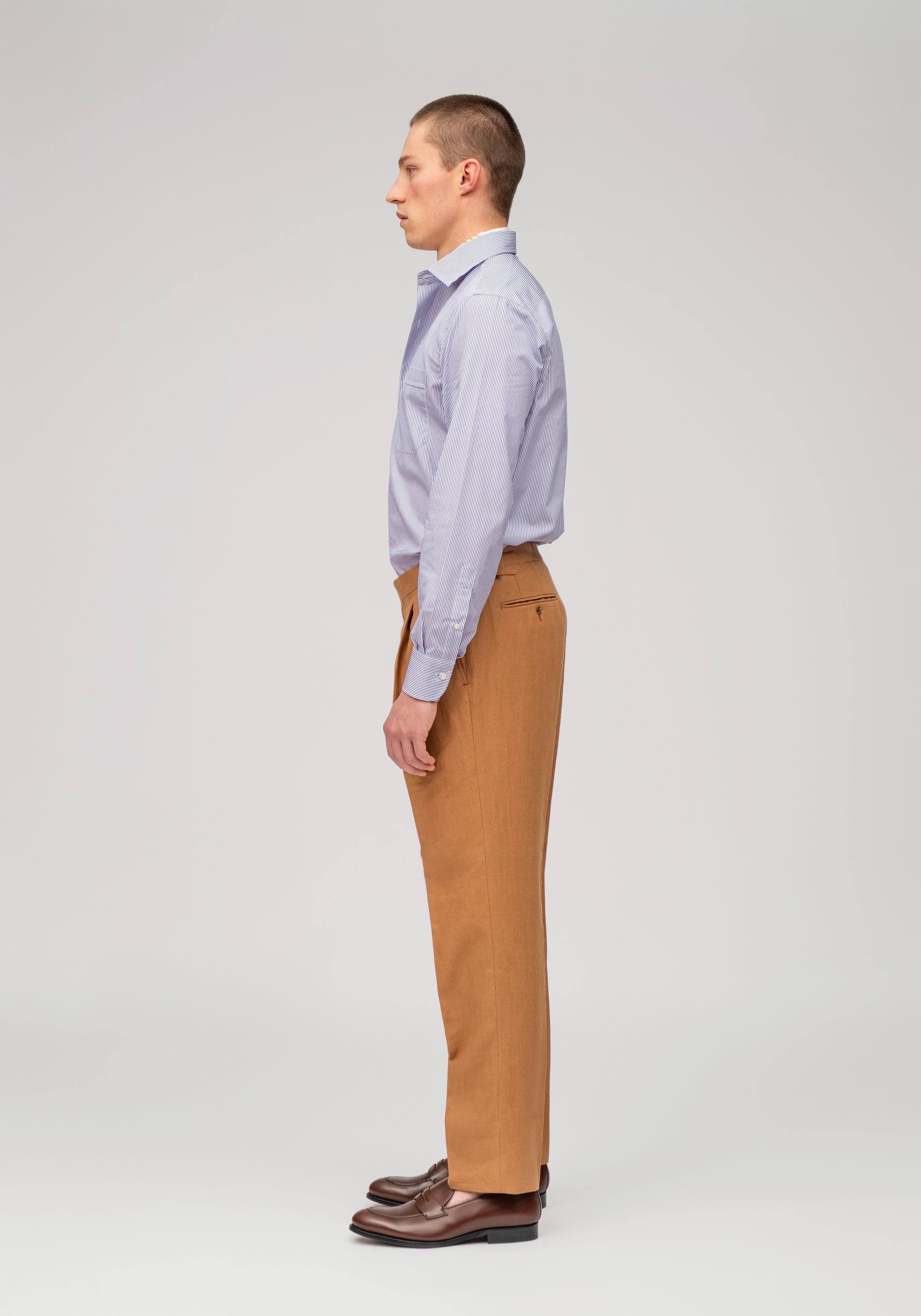Summer Linen Trouser - Tan