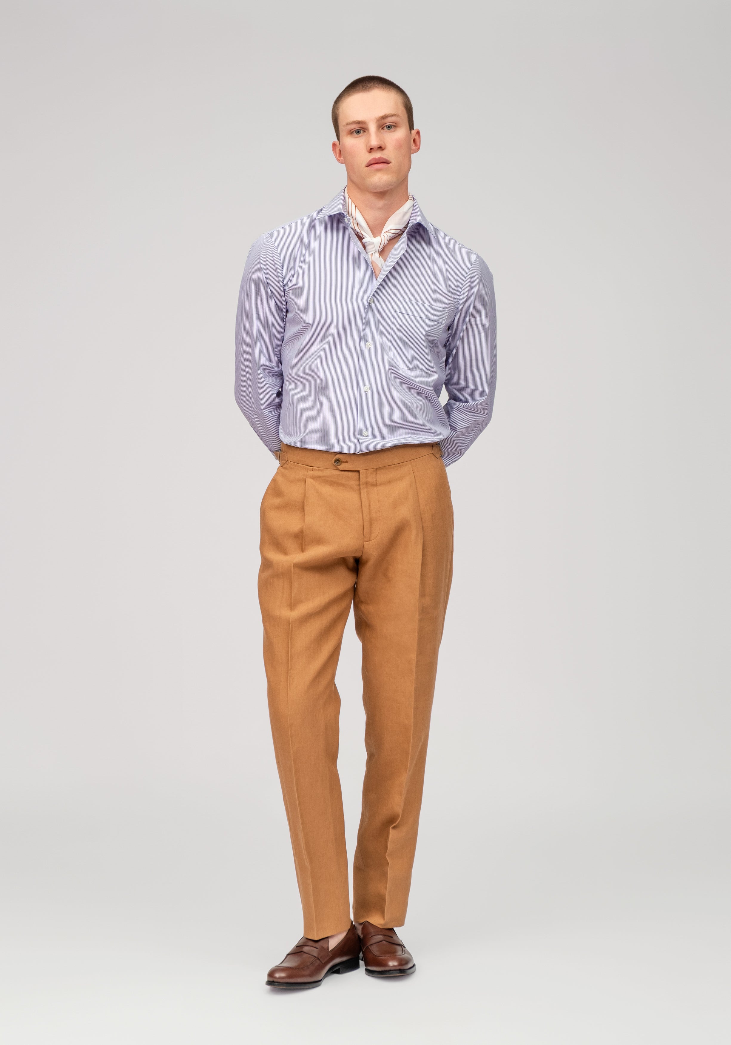 Summer Linen Trouser - Tan