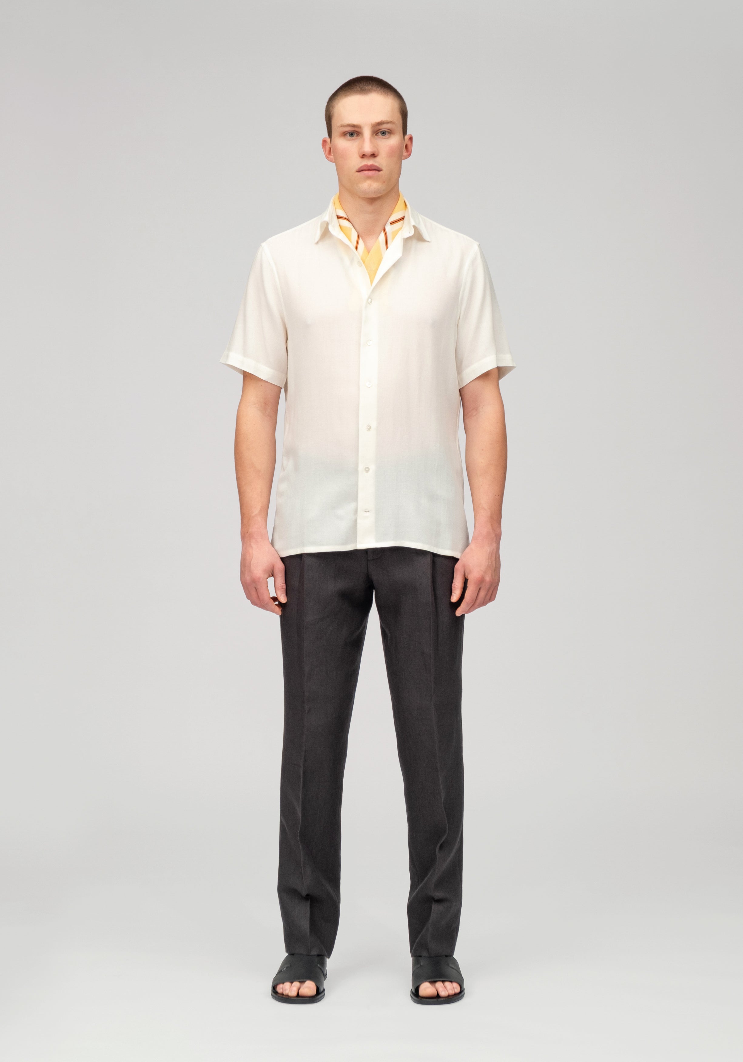 Summer Linen Trouser - Black
