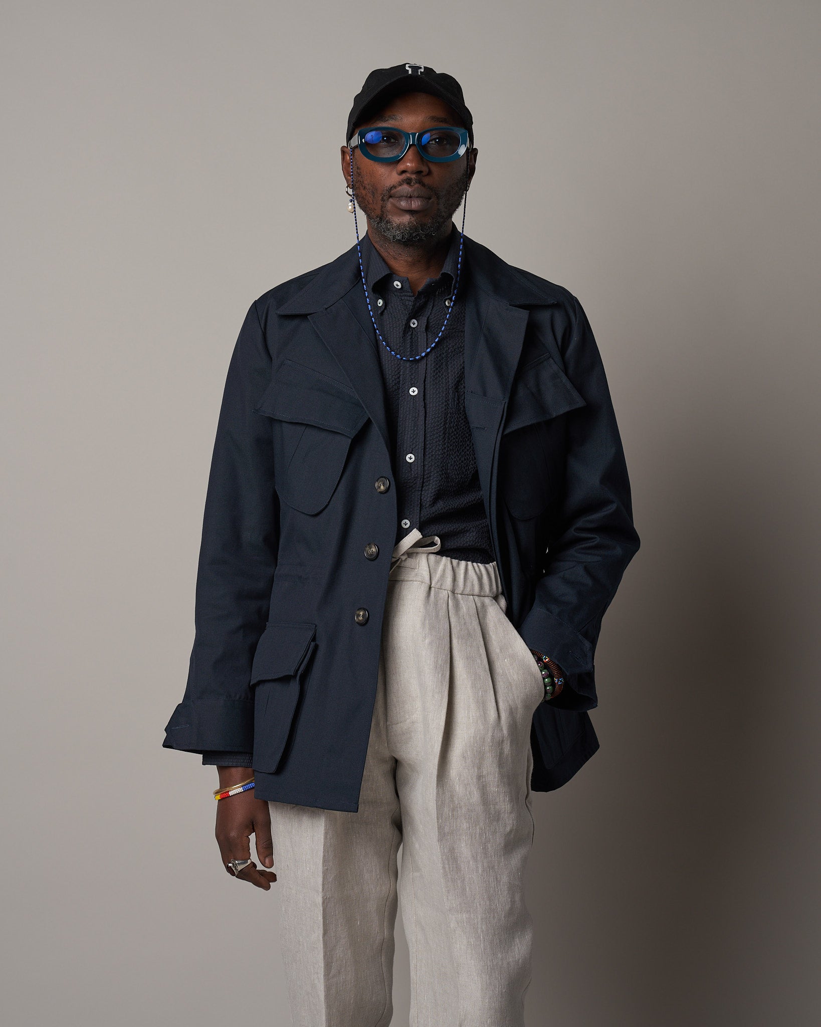 Informale Jungle Jacket - Navy