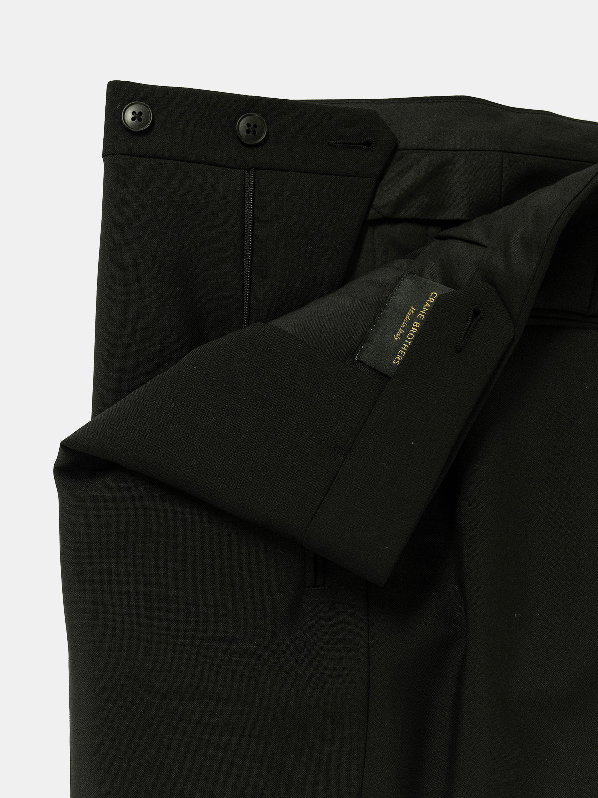 Black Wool and Mohair Peak Lapel Tuxedo - Production Sample